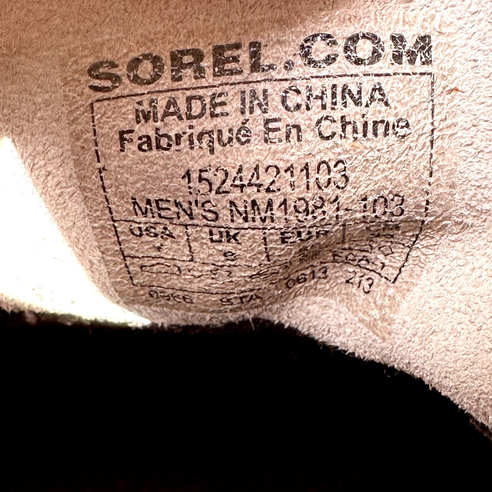 Sorel Greely Chukka Boots Lace Up Suede Leather Sage Gray 7
