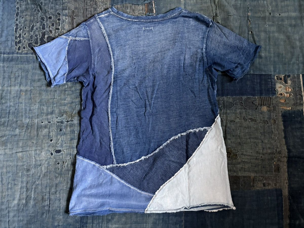 Kapital Kountry Kapital kountry indigo patchwork t shirt v neck Size US L / EU 52-54 / 3 - 2 Thumbnail