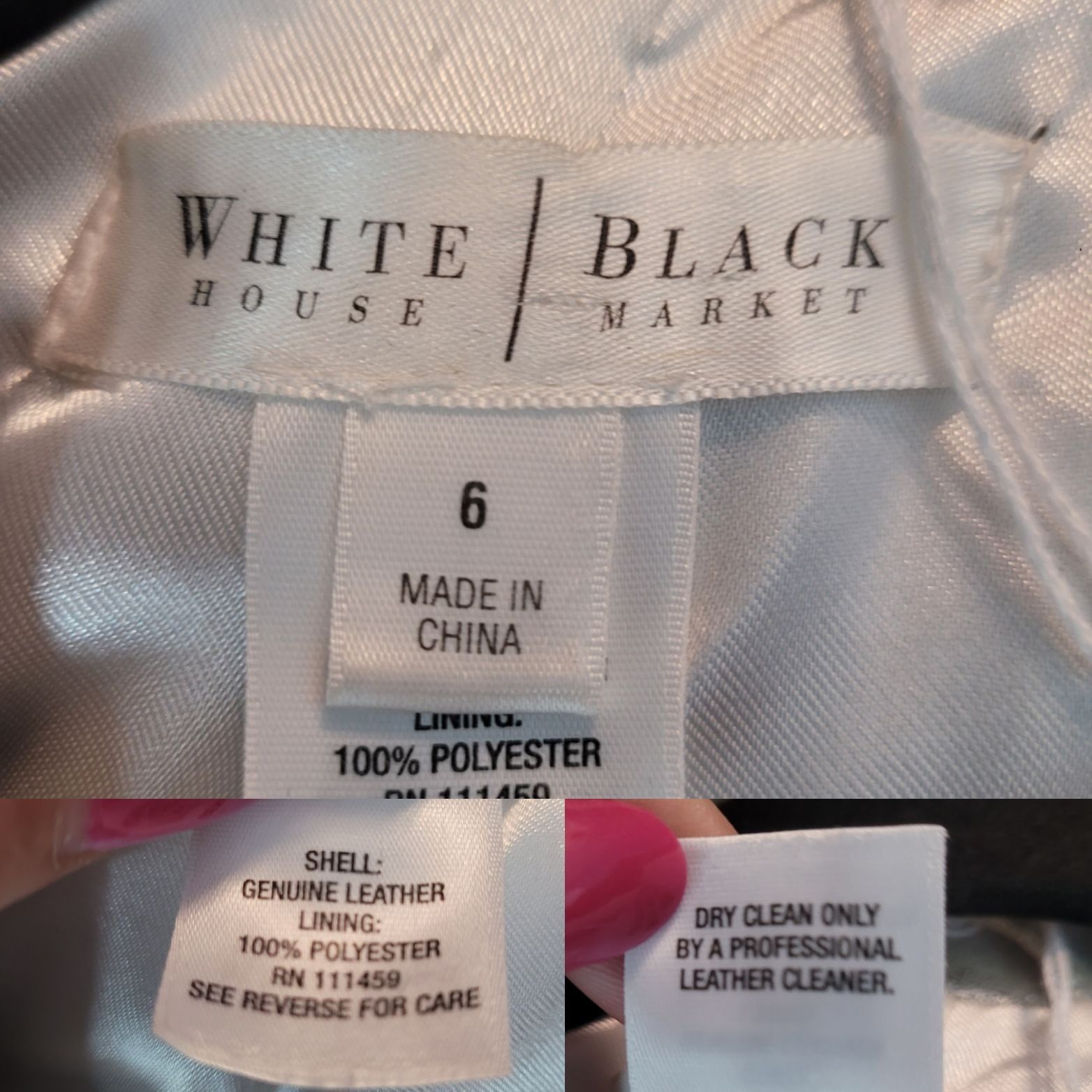 White House Black Market WHBM Metallic Gold Western Genuine Leather Bolero Jacket 6 P Size M / US 6-8 / IT 42-44 - 3 Thumbnail