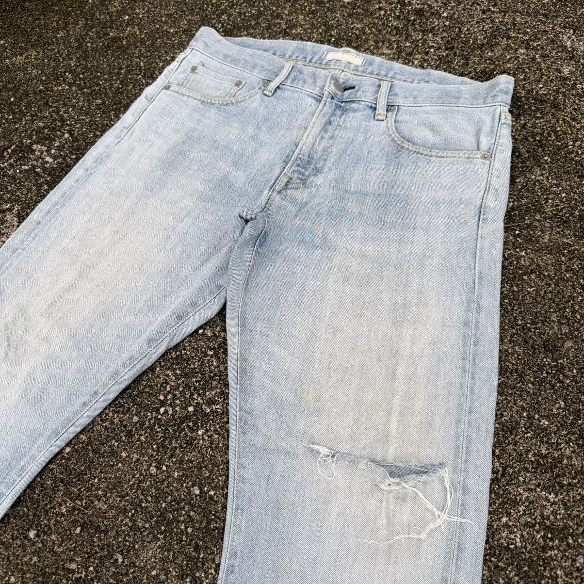 Japanese Brand VINTAGE JAPANESE BLUE DENIM STRAIGHT FADED JEAN PANTS Size US 34 / EU 50 - 5 Thumbnail
