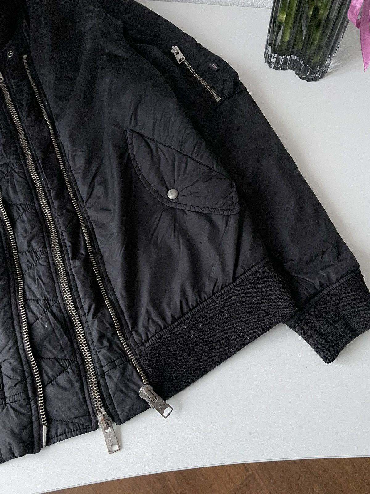 Allsaints Allsaints Bomber Nylon Zippers Full 4 Black Luxury Size US M / EU 48-50 / 2 - 10 Thumbnail