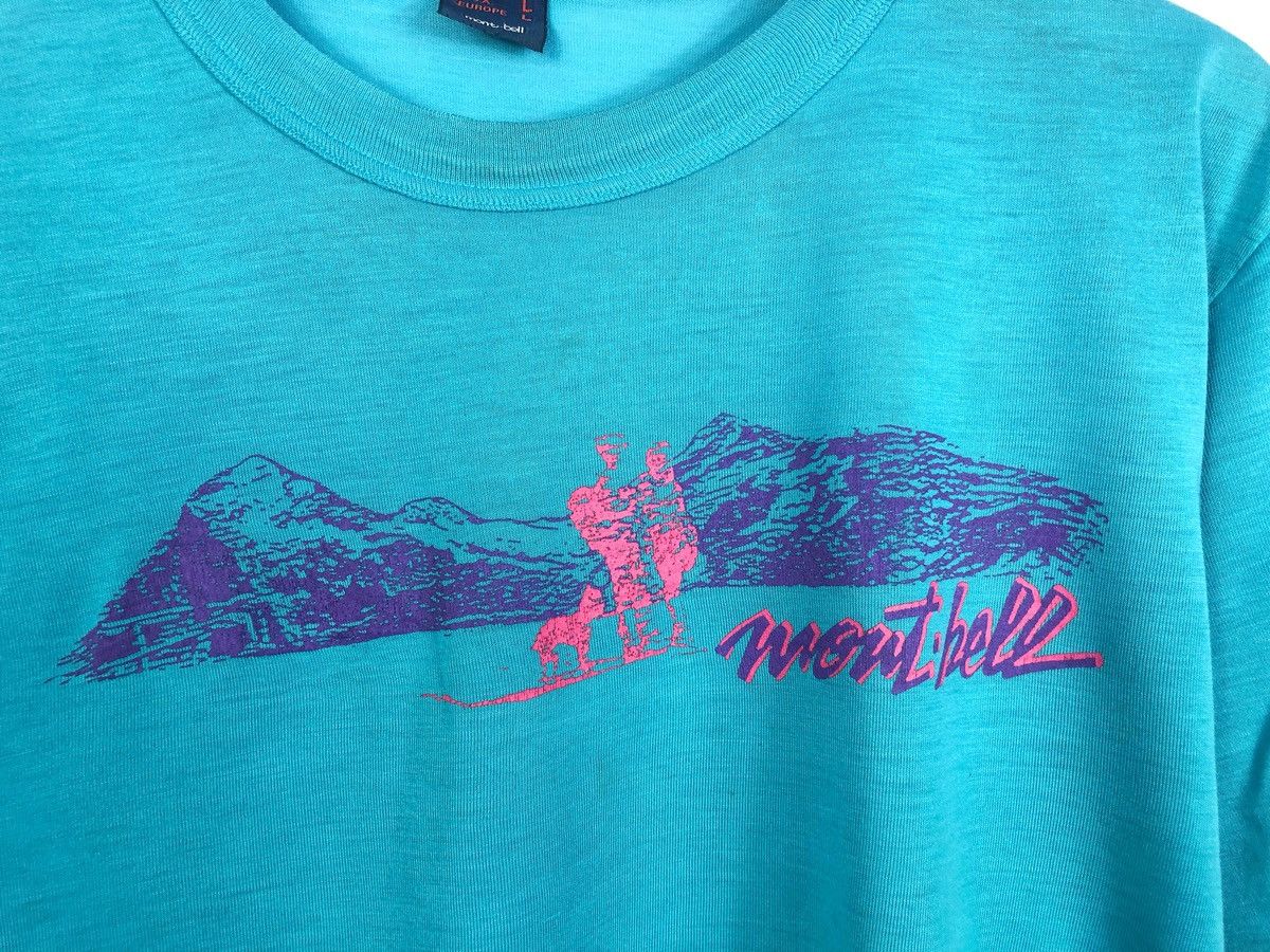 Montbell Rare Vintage 80s Montbell Tee Size US L / EU 52-54 / 3 - 3 Thumbnail