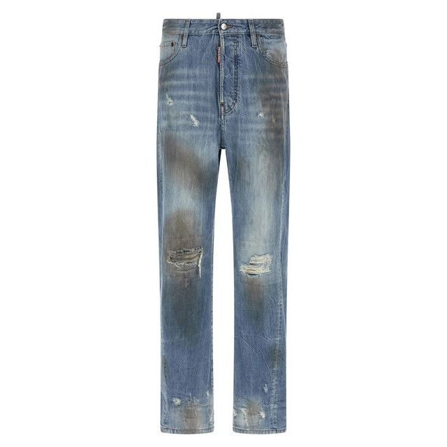 Dsquared2 DSQUARED2 Blue Twisted Jeans New & Authentic (Men's size:US Size US 38 / EU 54 - 1 Thumbnail