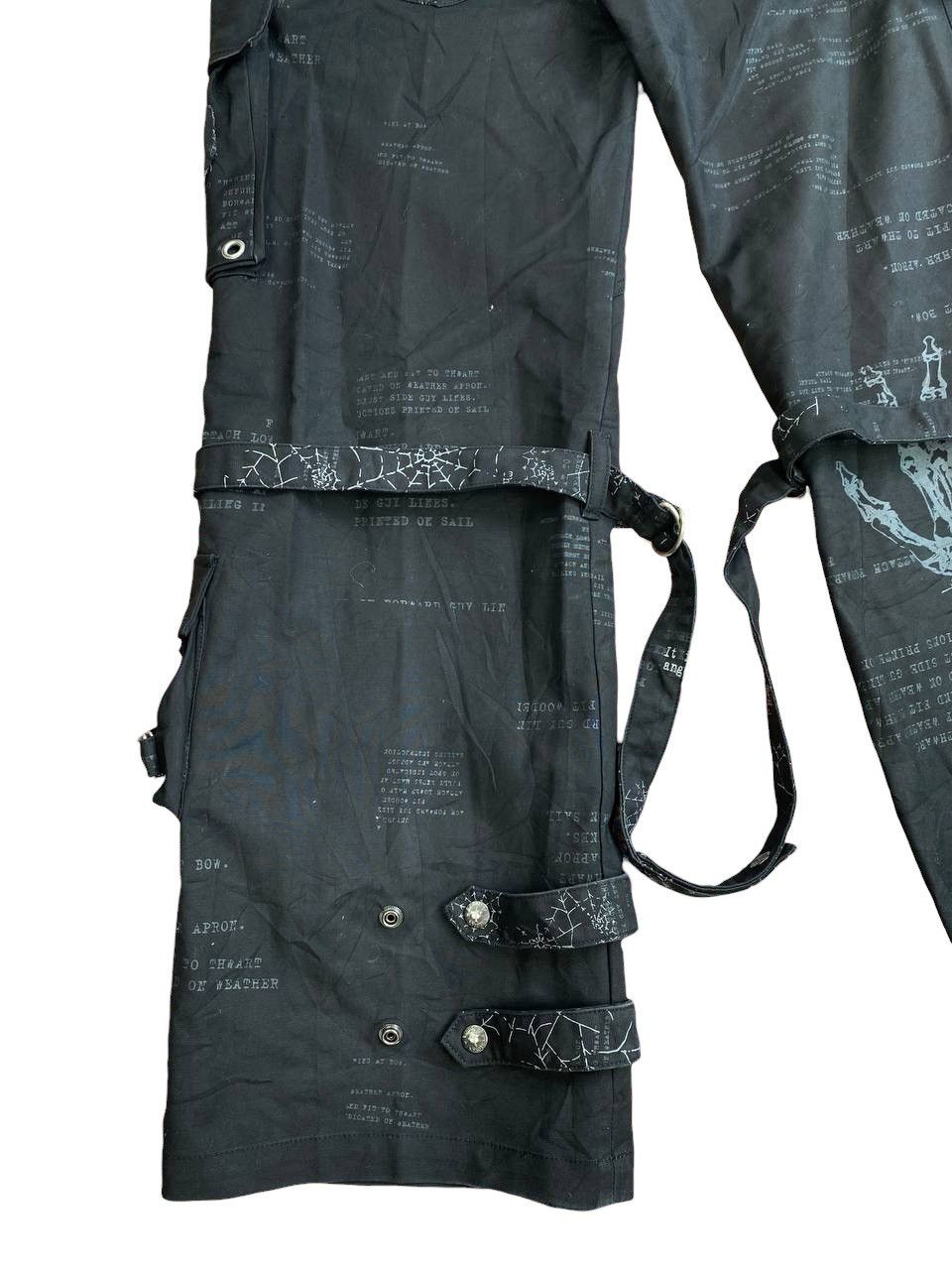 Japanese Brand Y2K H.Anachy Punk Bondage Pants Size US 34 / EU 50 - 13 Thumbnail