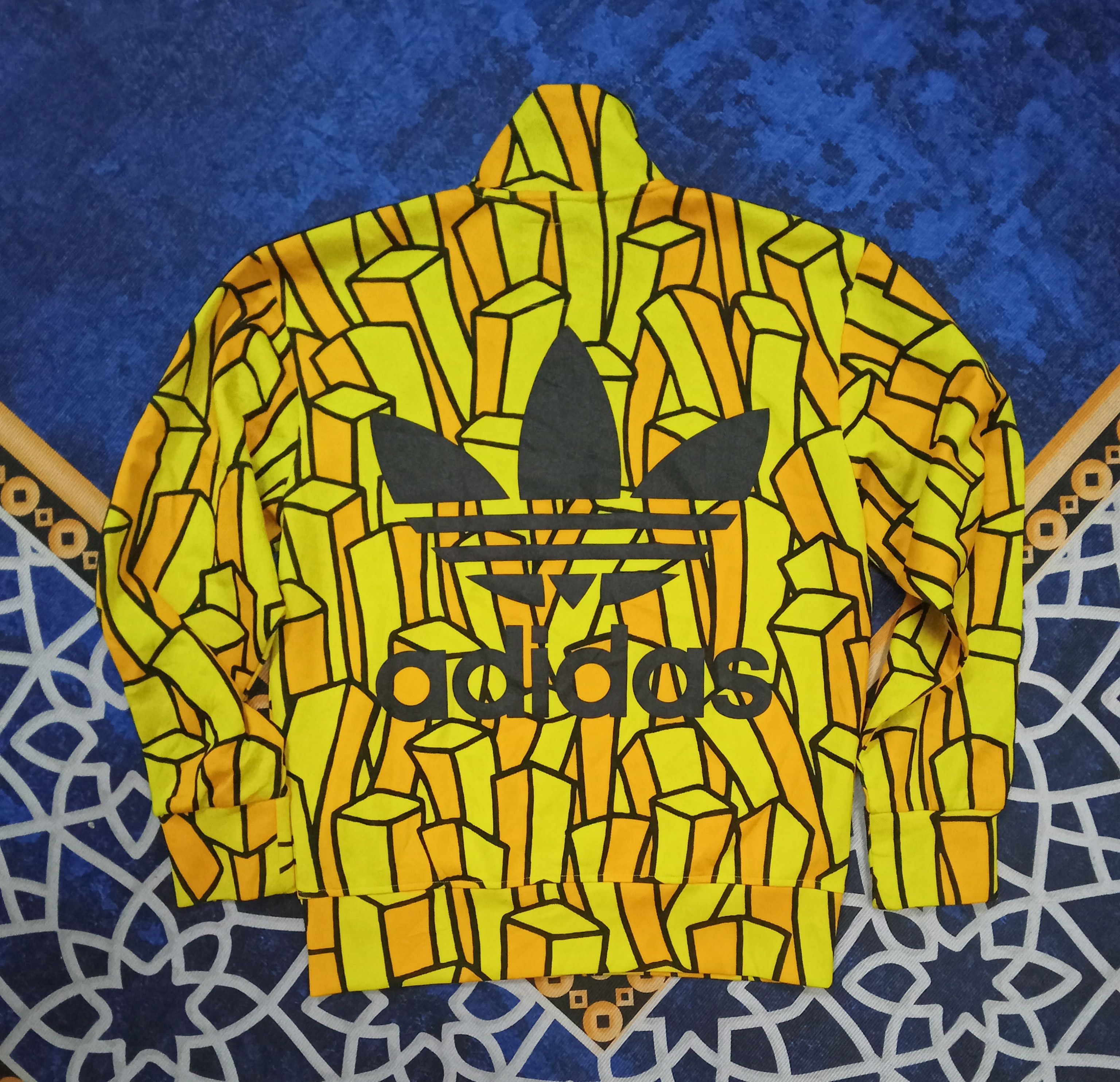 Adidas × Jeremy Scott Adidas x Jeremy Scott French Fries Design Zipped Jacket Size US XS / EU 42 / 0 - 2 Thumbnail
