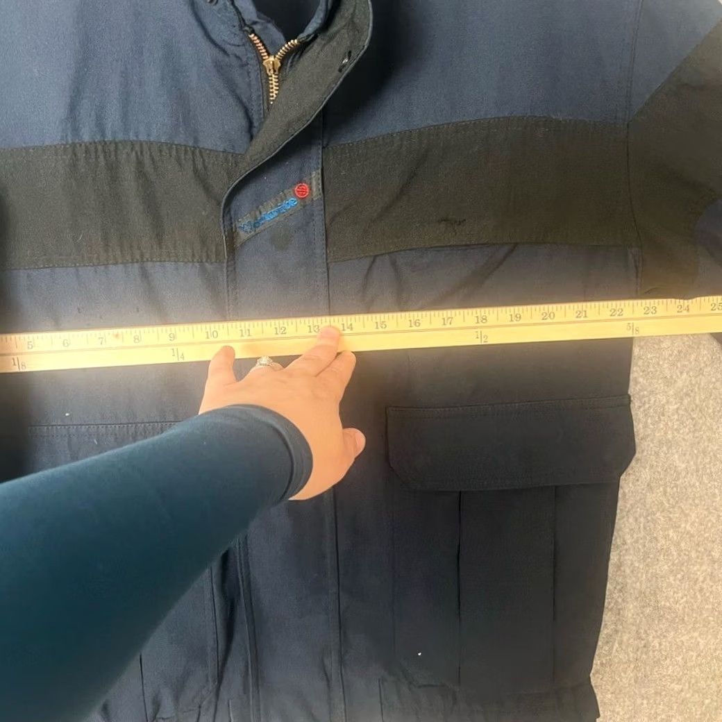 Vintage Workrite FR Jacket Men's Medium lightweight Navy fire resistant work Size US M / EU 48-50 / 2 - 3 Thumbnail