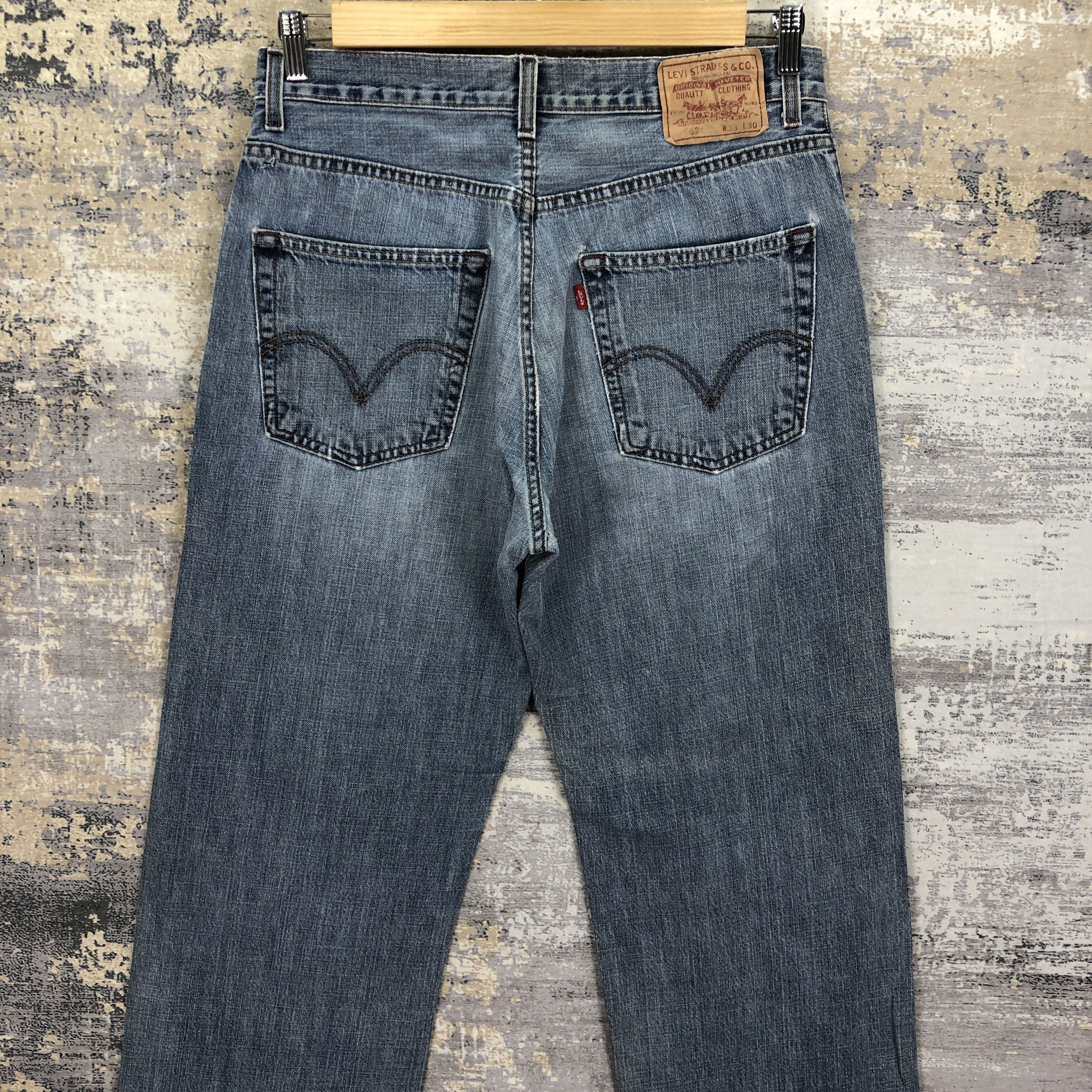 Levi's Vintage Levis 569 Baggy Loose Jeans Ripped Levis Faded Denim Size US 30 / EU 46 - 4 Thumbnail