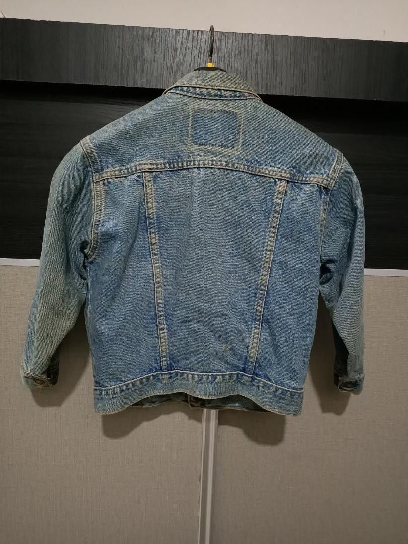Levi's Vtg. Levi’s Orange Tab Trucker Jacket (Kids 6, Made in USA) Size US XXS / EU 40 - 5 Thumbnail