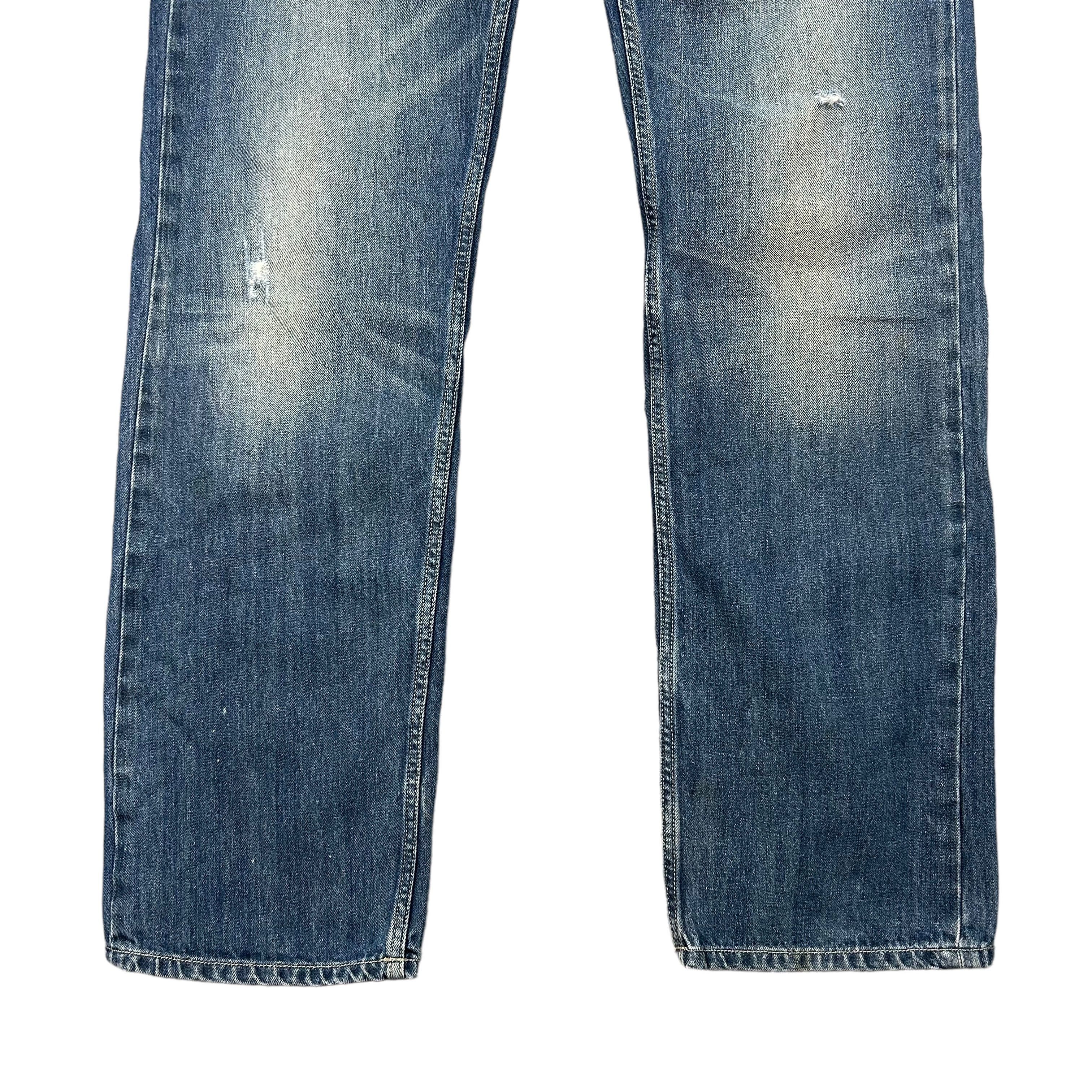 Diesel Diesel Larkee Regular Straight Blue Denim Jeans 008B4 W36L34 Size US 36 / EU 52 - 6 Thumbnail