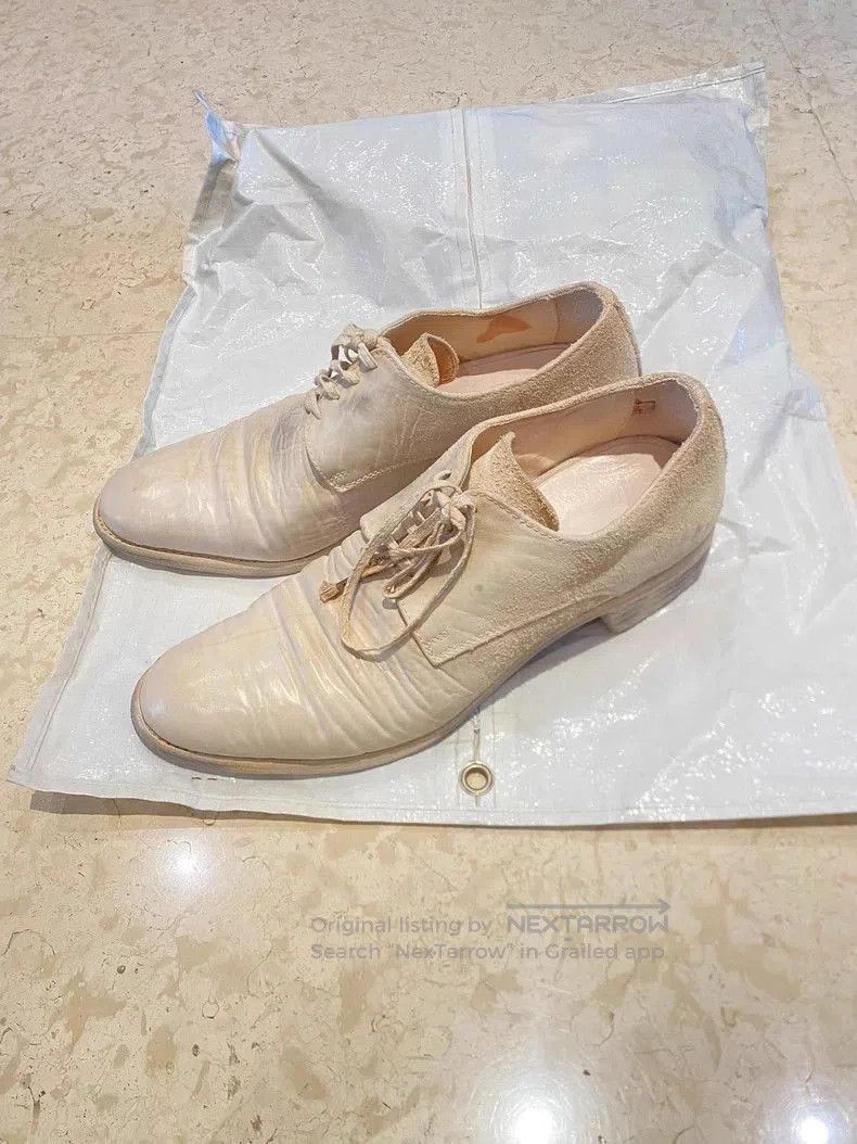 Carol Christian Poell Carol Christian Poell White Horsehide Derby. Size US 9 / EU 42 - 1 Thumbnail