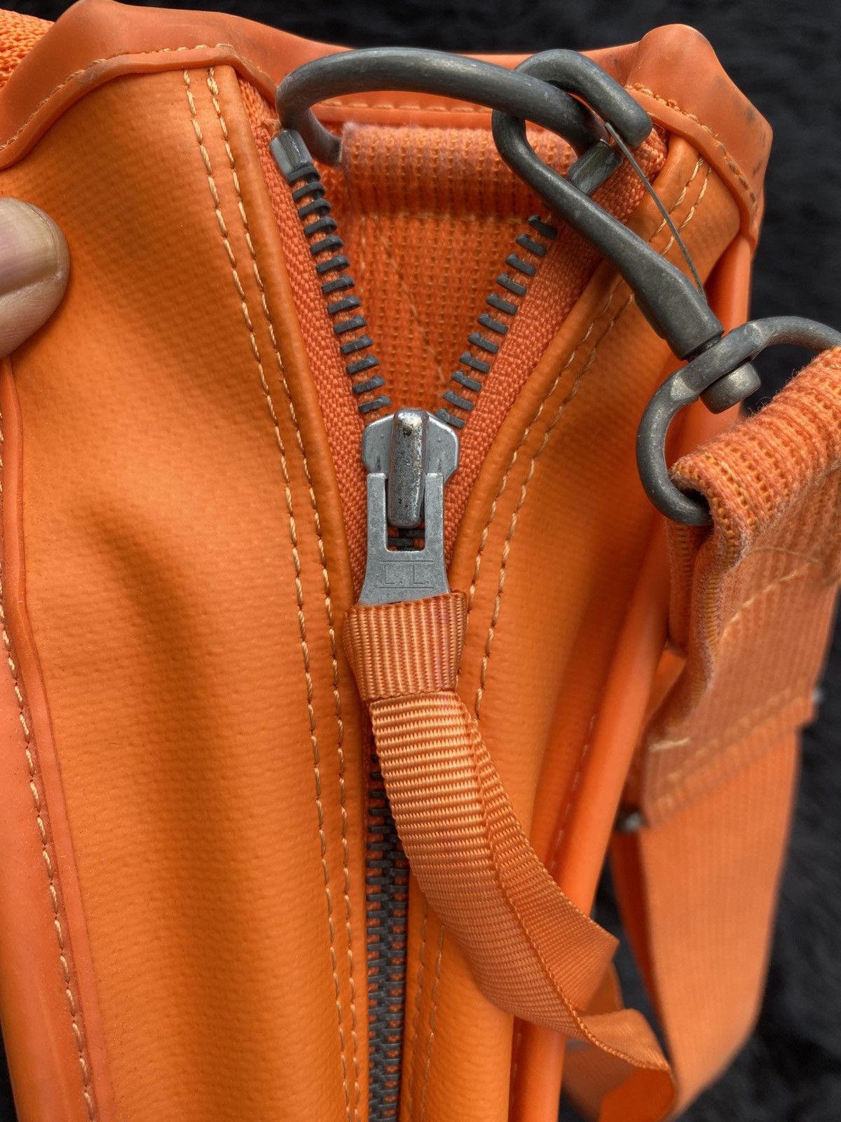 Porter A.P.C Yoshida Luggage Label Shoulder Bag Orange Color Size ONE SIZE - 15 Thumbnail
