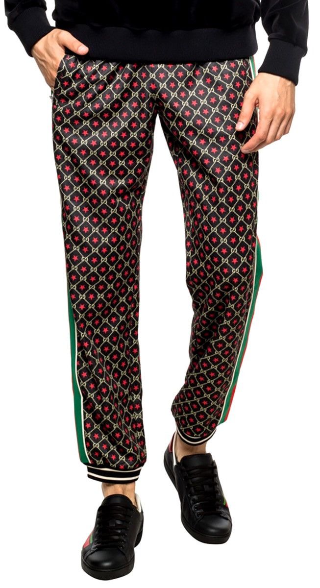Gucci Gucci GG Logo Star Side Line Contrast Track Pant 19AW Size S Size US 30 / EU 46 - 1 Thumbnail
