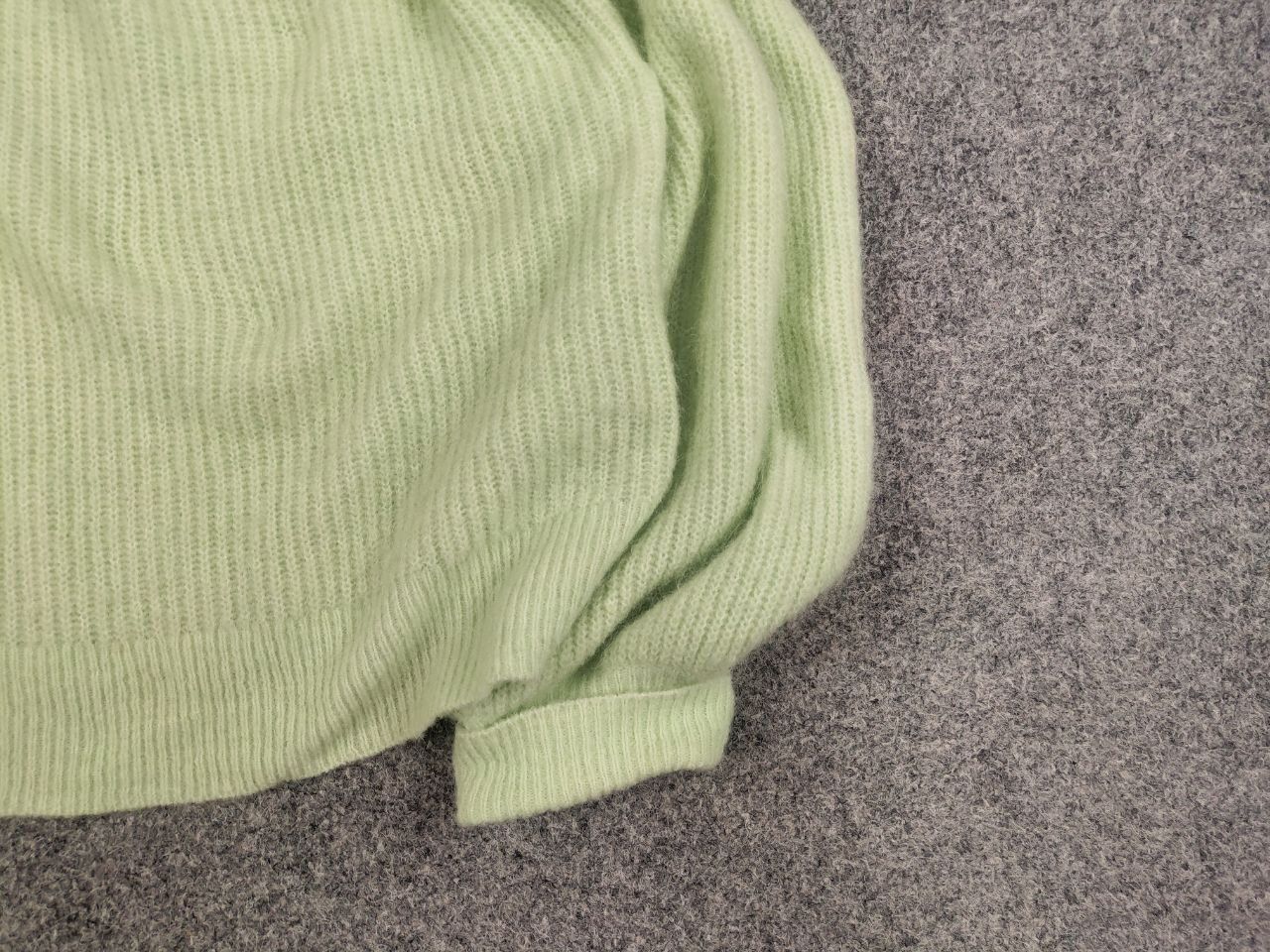 Ganni Ganni Design Alpaca Wool Blend Green Light Pulover Sweater Size M / US 6-8 / IT 42-44 - 10 Thumbnail