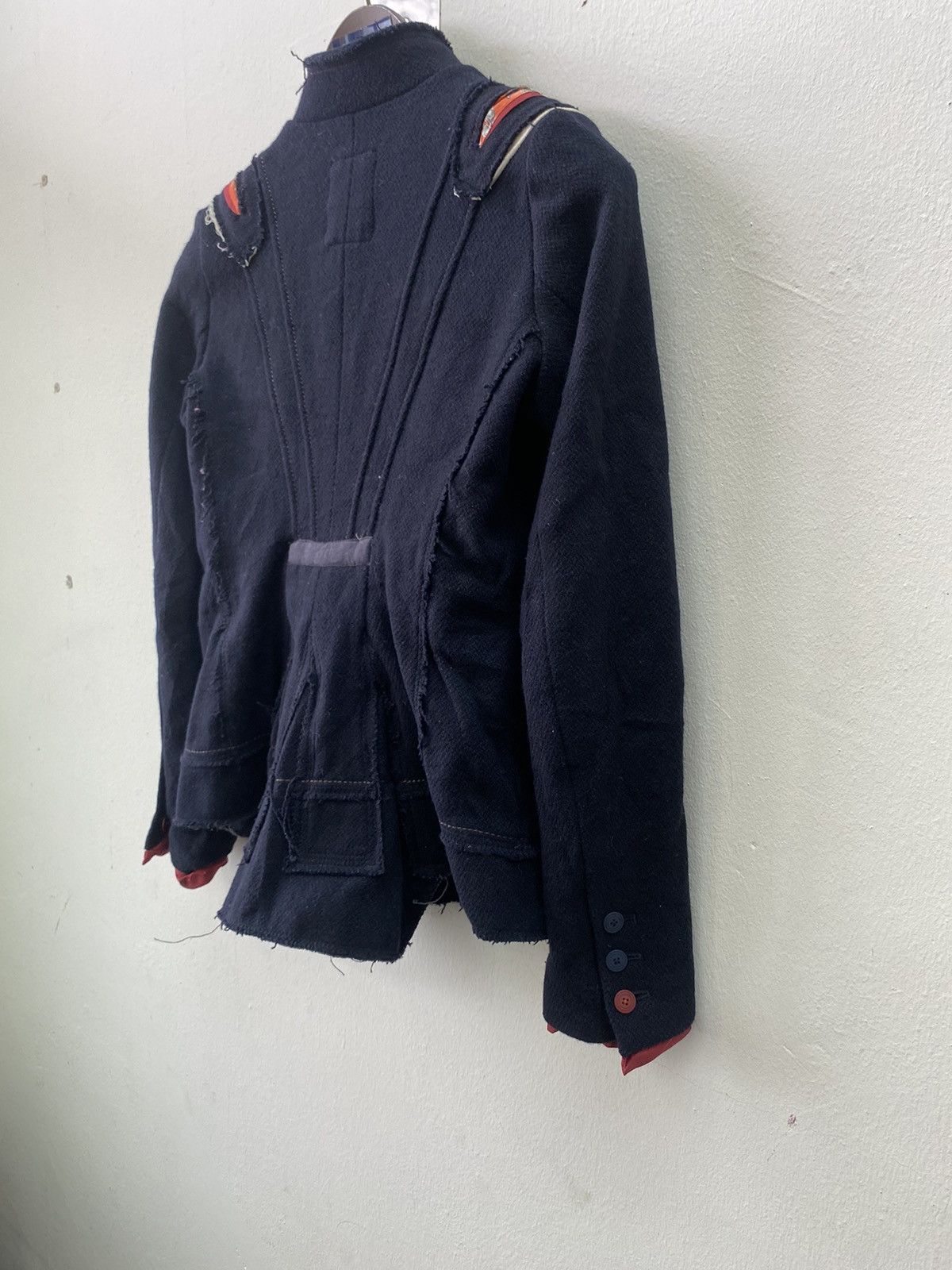 Marithe + Francois Girbaud Dark blue Marithé & François Girbaud wool jacket Size M / US 6-8 / IT 42-44 - 12 Thumbnail