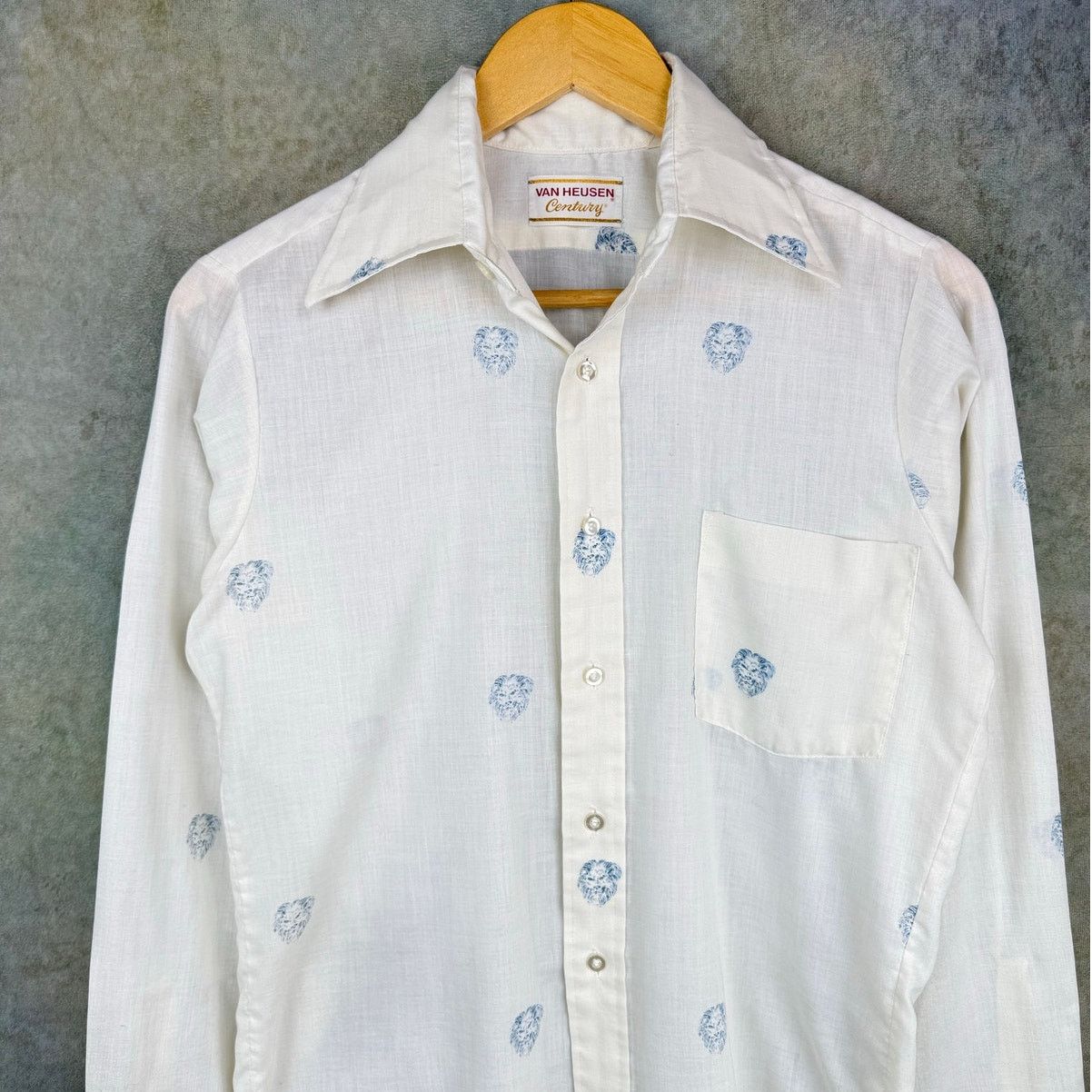 Van Heusen × Vintage VTG 70s True Vintage Van Heusen Button Up Shirt Sz M Retro Size US M / EU 48-50 / 2 - 2 Thumbnail