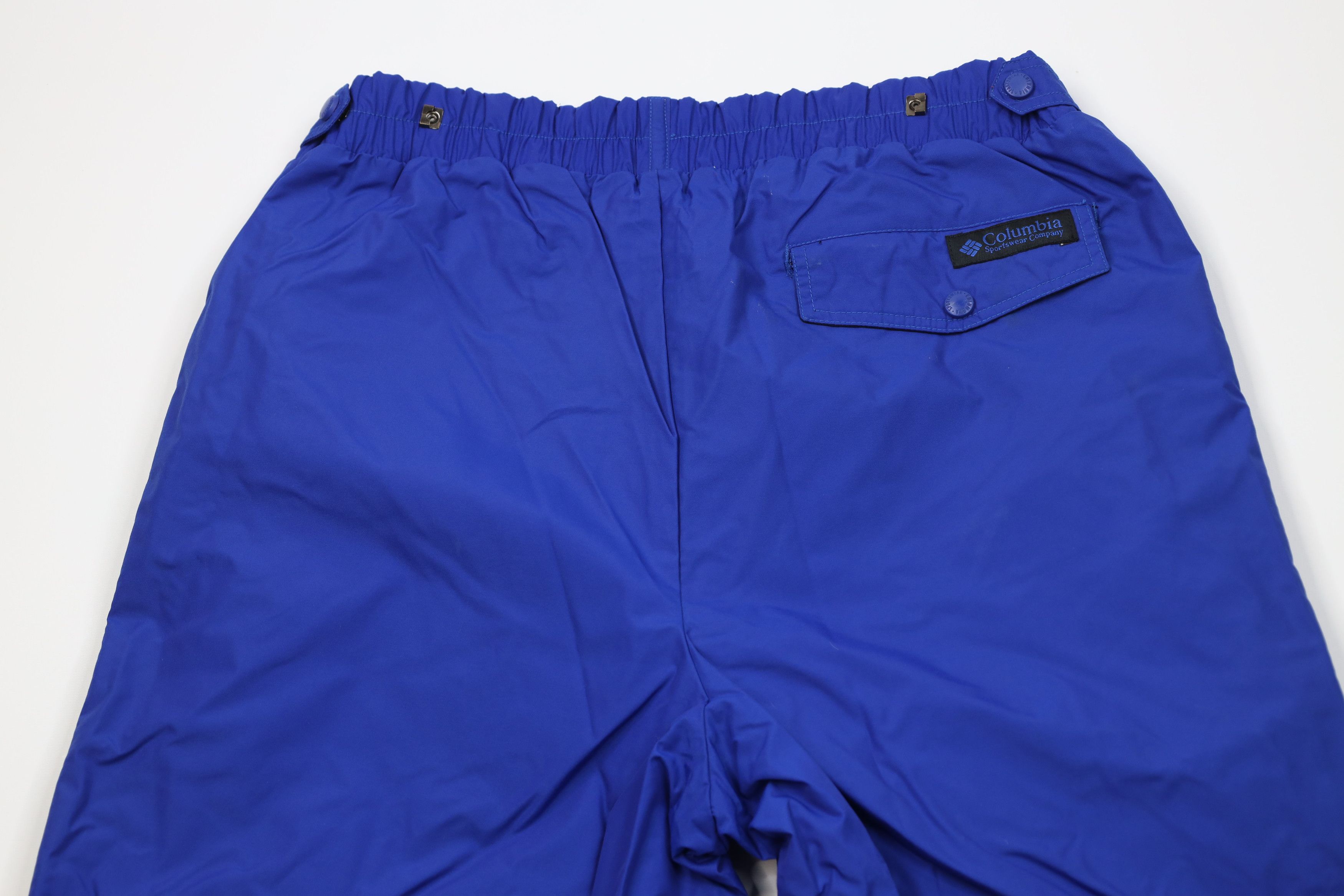 Columbia Vintage 90s Columbia Winter Rain Snow Pants Joggers Blue Size US 36 / EU 52 - 9 Thumbnail