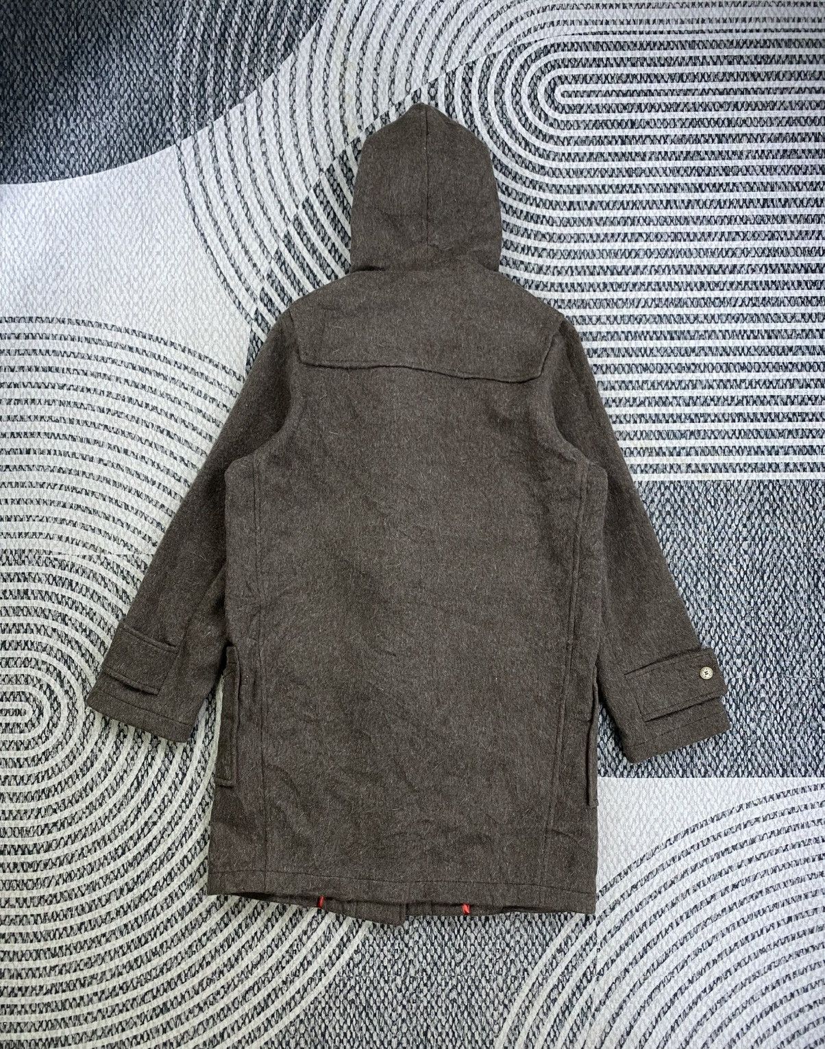 Mackintosh 🔥Mackintosh Scotland Wool Brown Duffle Hoodie Long Jacket Size US M / EU 48-50 / 2 - 2 Thumbnail