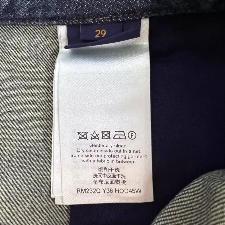 Louis Vuitton Louis Vuitton Vintage Blue Patchwork Denim Pants-2507 Size US 29 - 4 Thumbnail