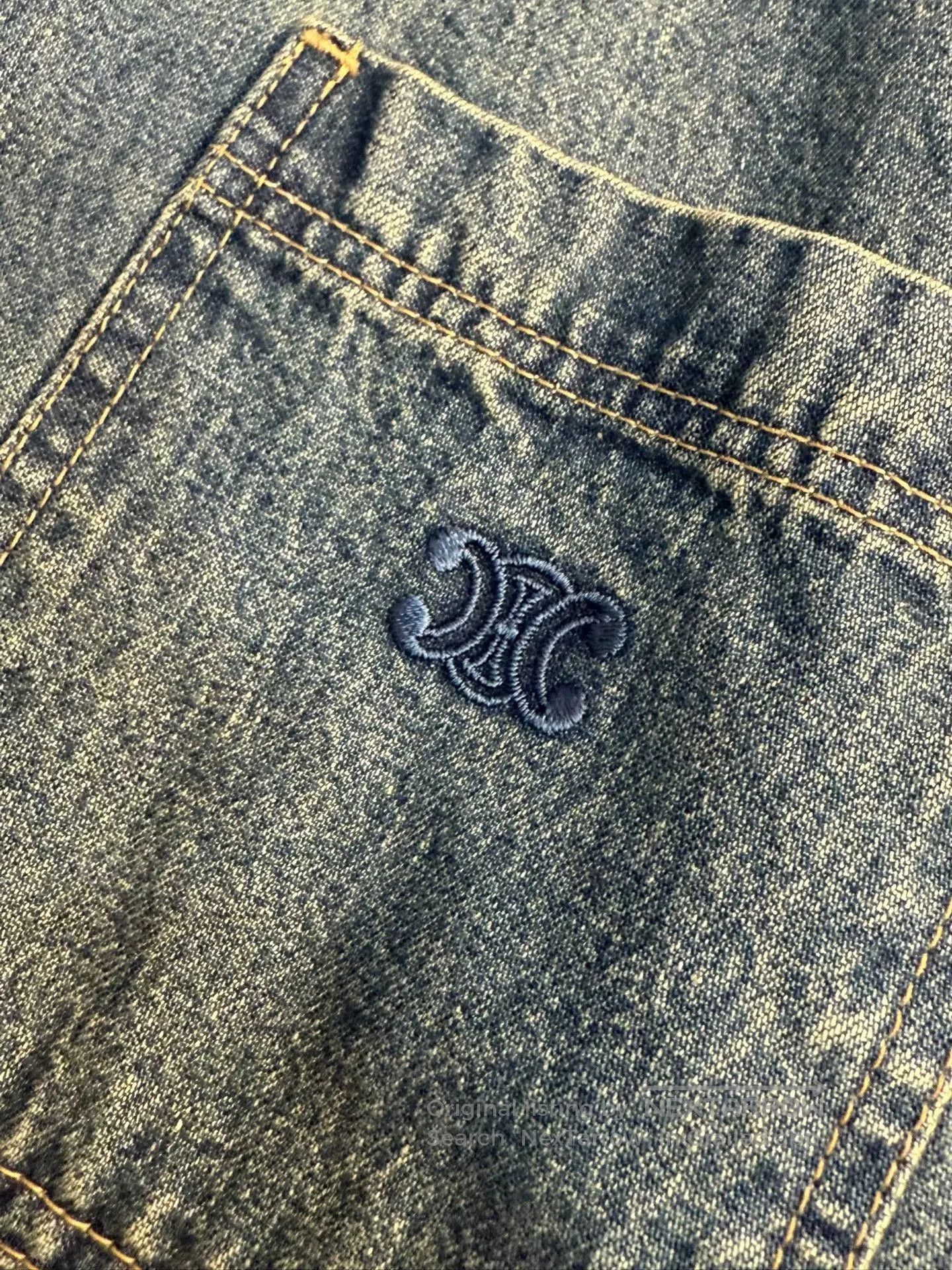 Celine CELINE Denim Shirt Jun Ji. Size M / US 6-8 / IT 42-44 - 4 Thumbnail