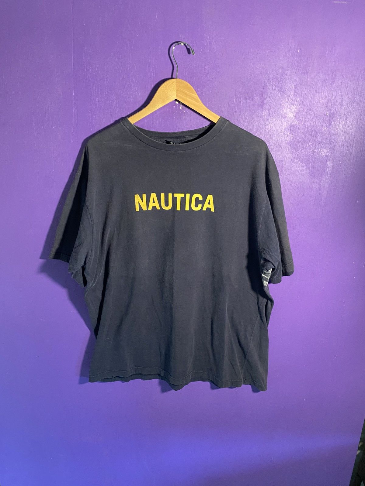 Nautica Vintage 90s Nautica rowing team t-shirt Size US XL / EU 56 / 4 - 1 Thumbnail