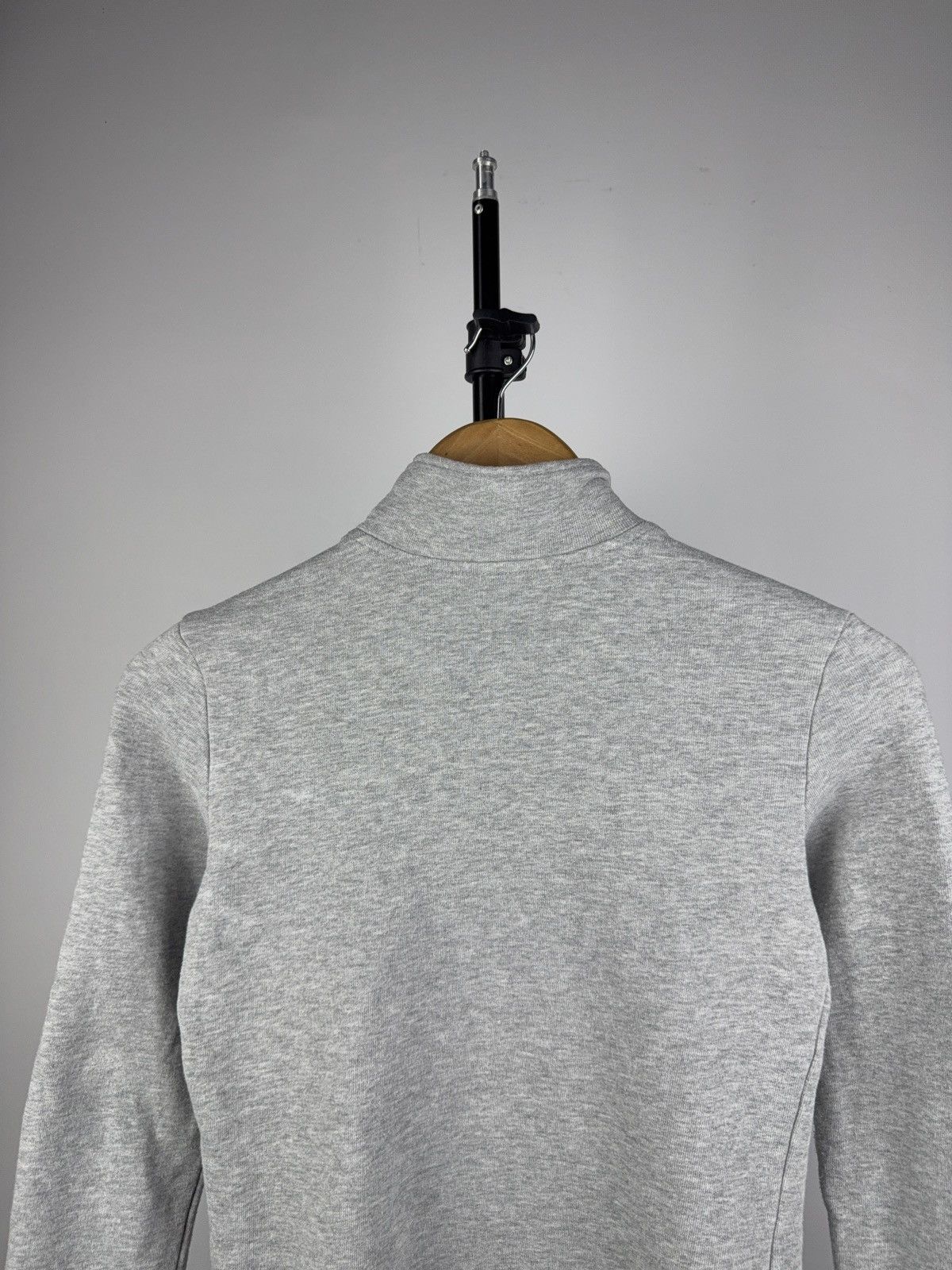 United Colors Of Benetton Benetton Zip Hoodie with Rhinestone Logo – Light Grey Size XS / US 0-2 / IT 36-38 - 9 Thumbnail