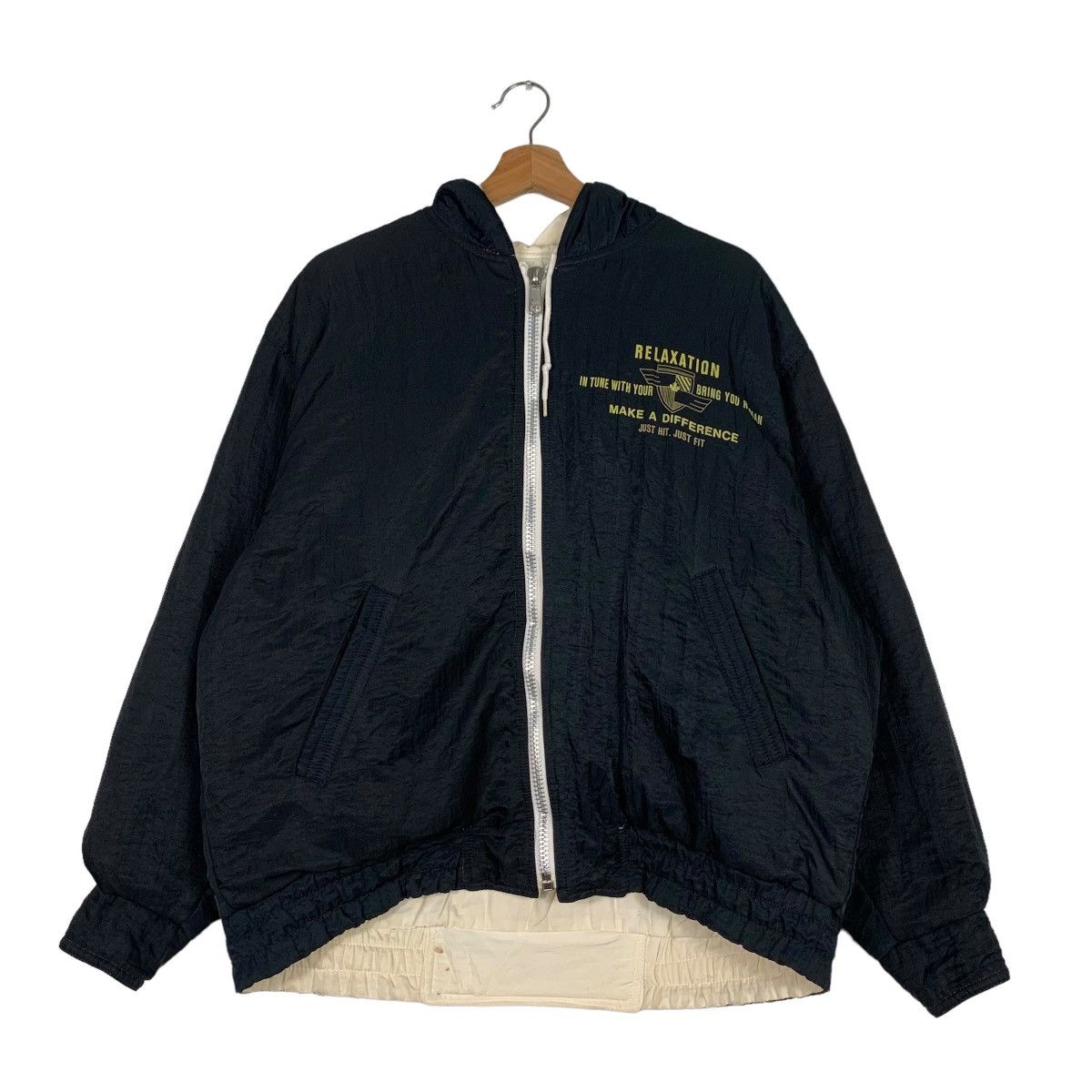 Japanese Brand World Club Big Logo Reversible Hoodie Jacket #0260-C12 Size US L / EU 52-54 / 3 - 18 Thumbnail