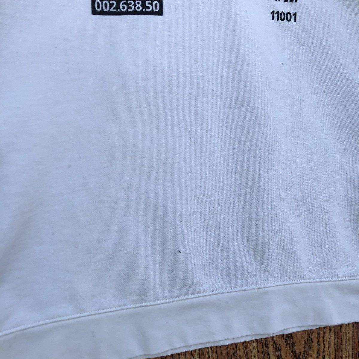 Ikea Vintage Ikea White Hoodie Size US L / EU 52-54 / 3 - 7 Thumbnail