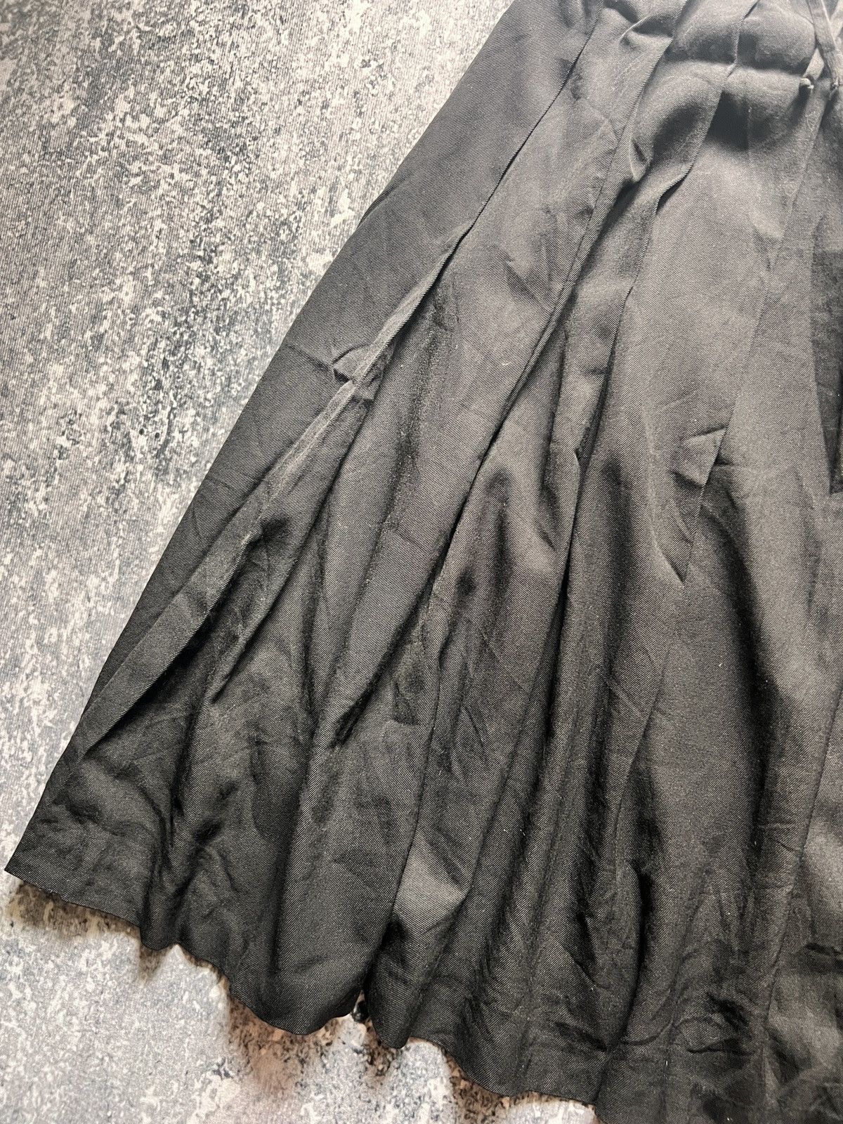 Comme des Garcons CdG Robe de Chambre Wool Flare Skirt Size 33" - 6 Thumbnail