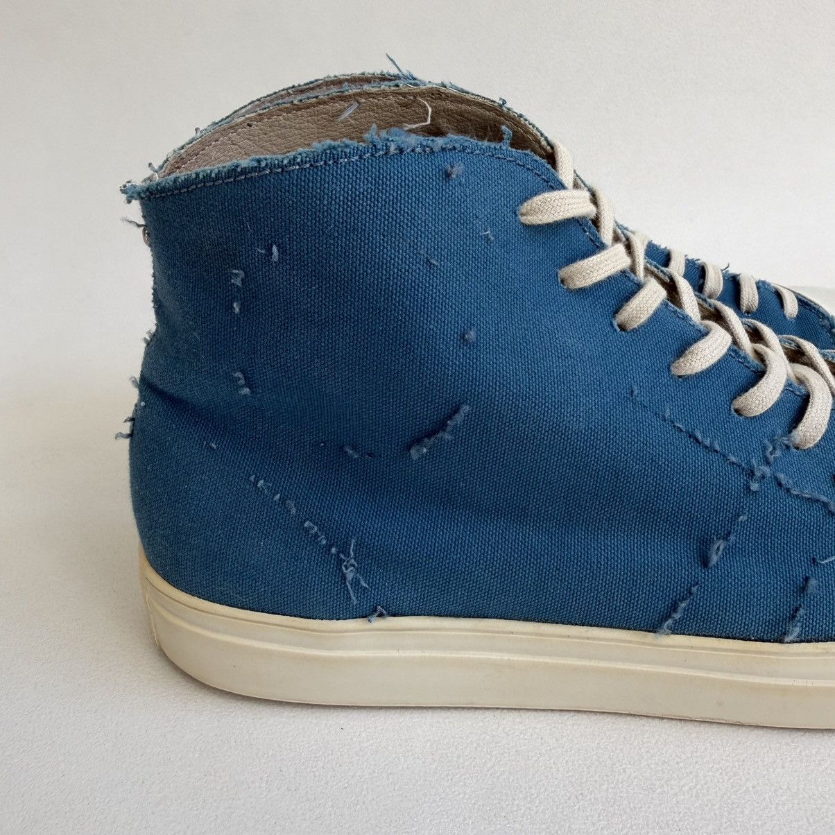 Maison Margiela S/S 08 ‘Deconstructed’ Canvas Sneakers Size US 10 / EU 43 - 3 Thumbnail