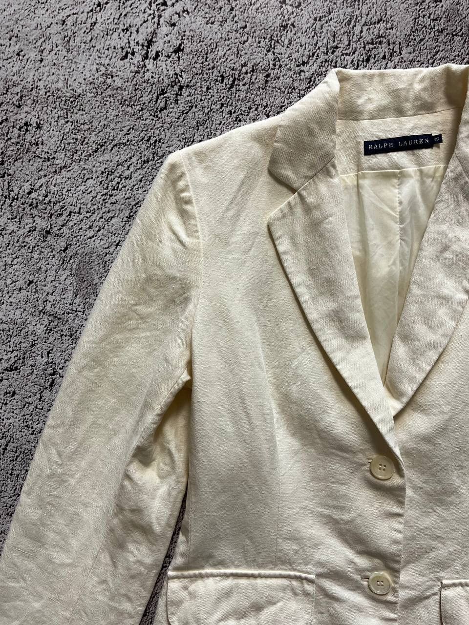 Ralph Lauren × Vintage Ralph Lauren Jacket White Women's Size 10 Size L / US 10 / IT 46 - 3 Thumbnail