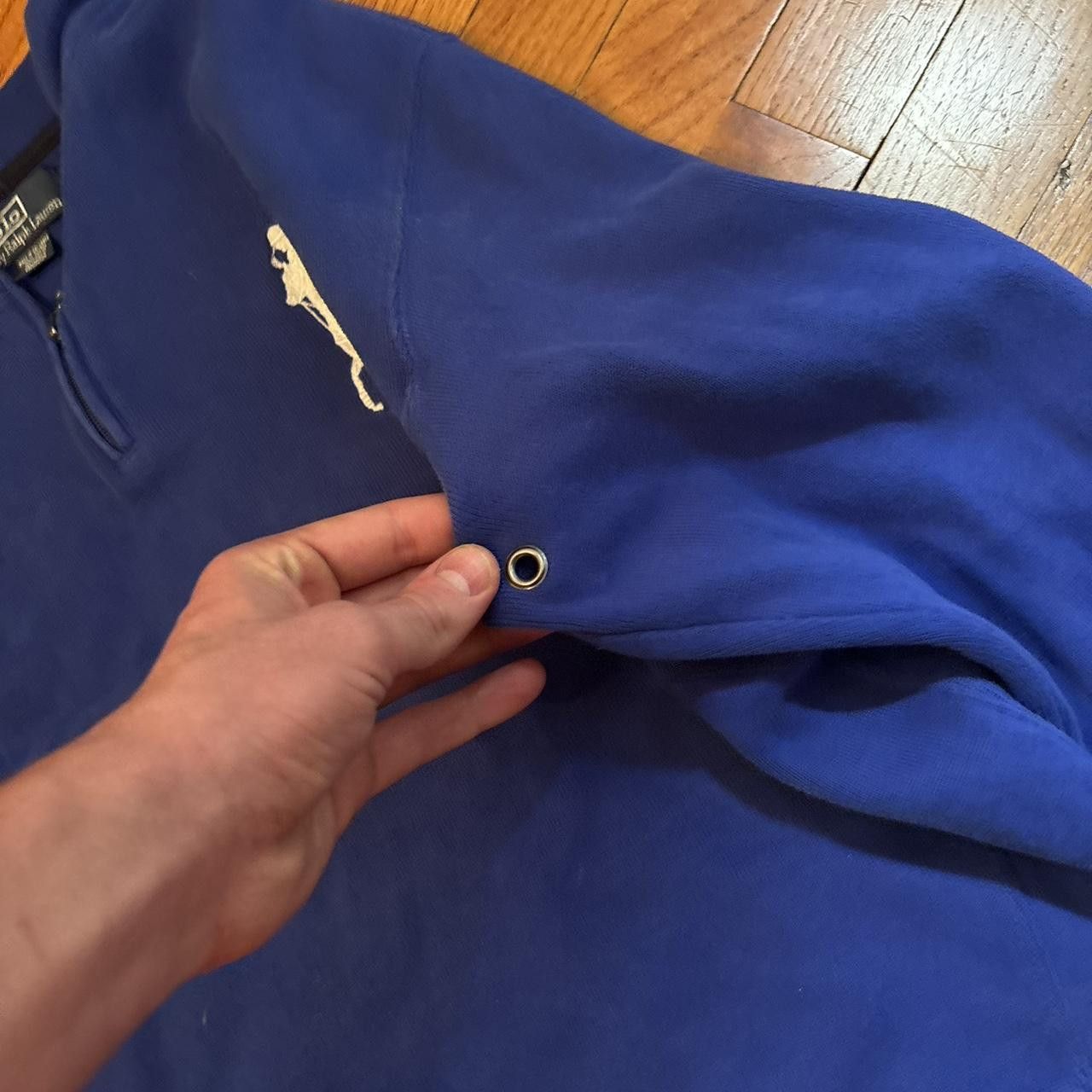 Polo Ralph Lauren big logo polo ralph lauren vintage quarter zip Size US L / EU 52-54 / 3 - 5 Thumbnail