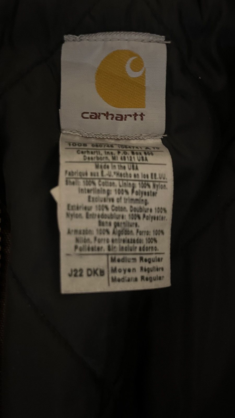 Carhartt Carhartt Jacket J22 Size US M / EU 48-50 / 2 - 2 Thumbnail