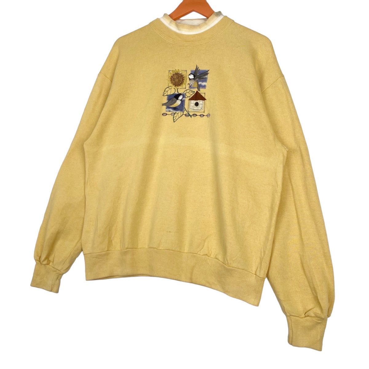 Vintage Vintage 90s Top Stitch by Morning Sun Crewneck Sweatshirt Size L / US 10 / IT 46 - 2 Thumbnail