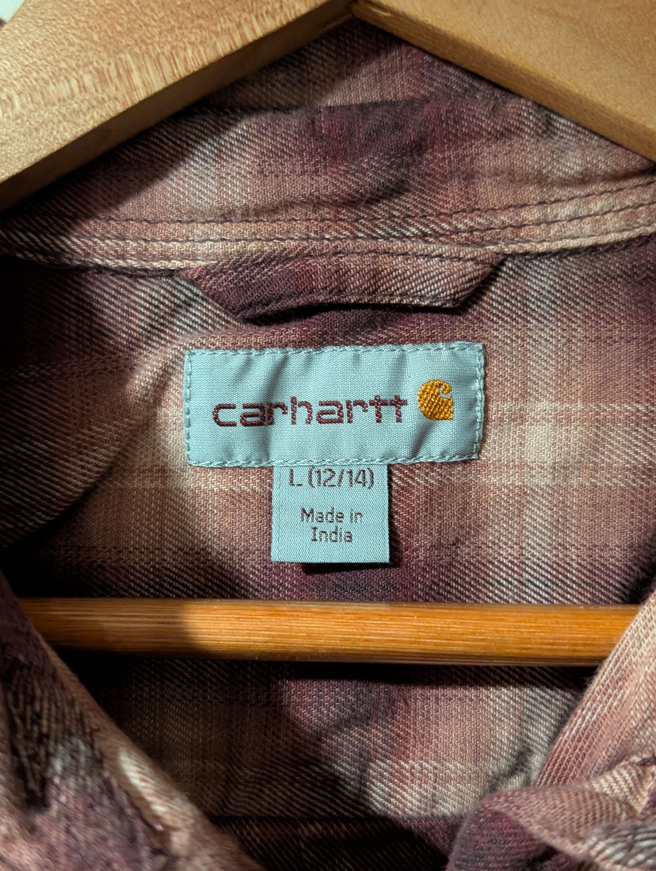 Carhartt Vintage Y2K Carhartt 103226 P02 Womans Large Flannel Shirt Size L / US 10 / IT 46 - 2 Thumbnail