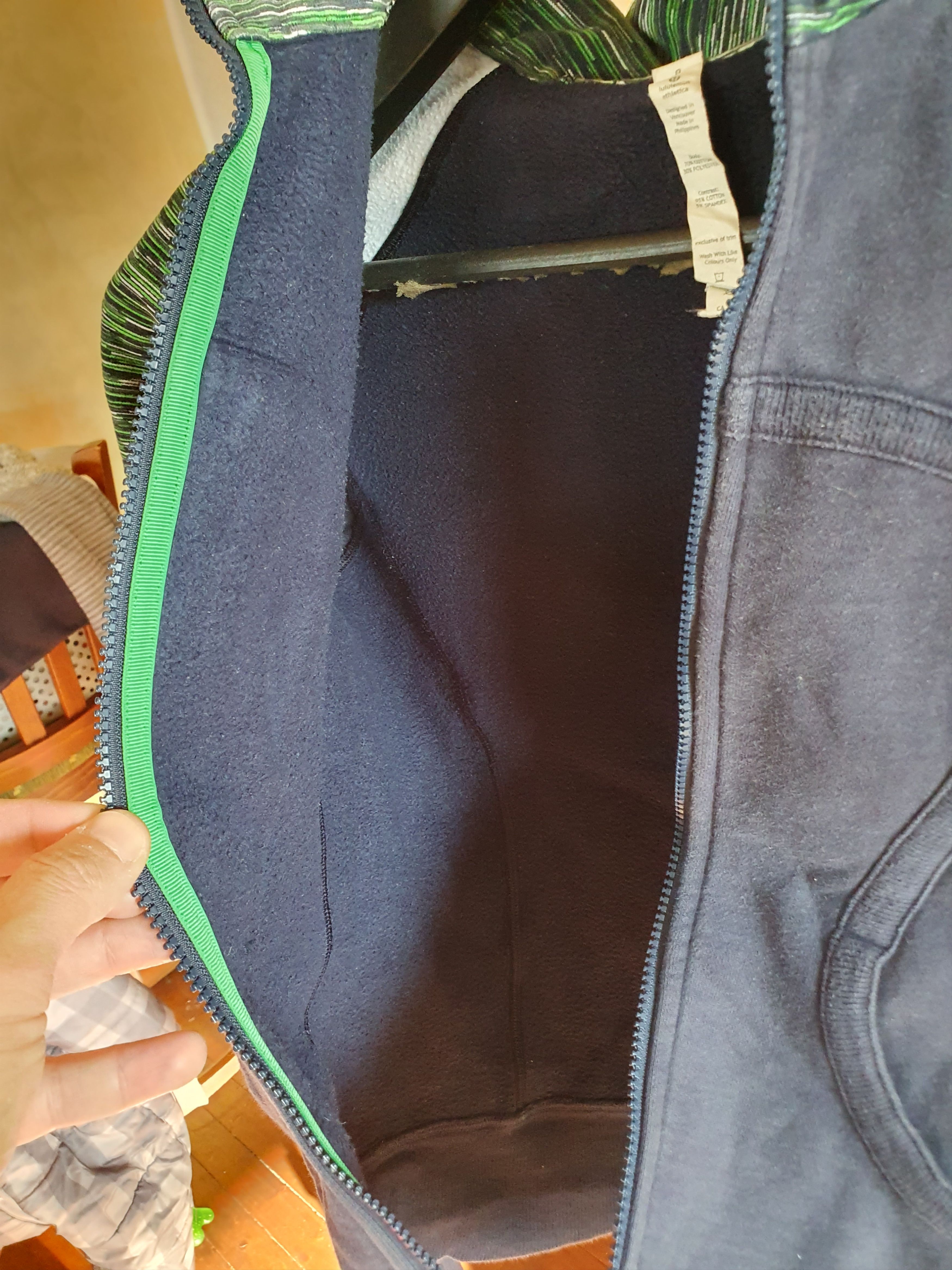 Lululemon Lululemon Scuba Jacket Blue Green Hoodie sz 8 Size M / US 6-8 / IT 42-44 - 10 Thumbnail