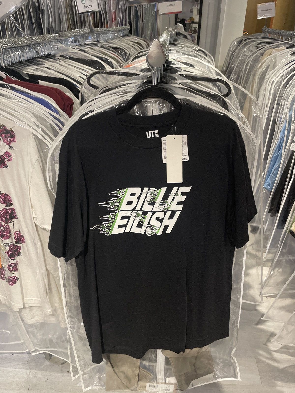 Billie Eilish Billie Eilish Murakami Uniqlo Flames Shirt Size US M / EU 48-50 / 2 - 1 Thumbnail