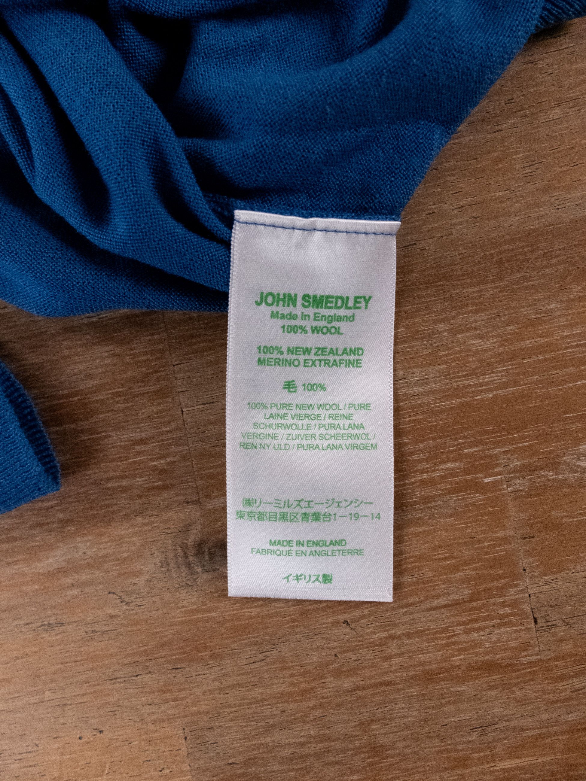 John Smedley JOHN SMEDLEY blue New Zealand merino wool sweater XXL Size US XXL / EU 58 / 5 - 6 Thumbnail