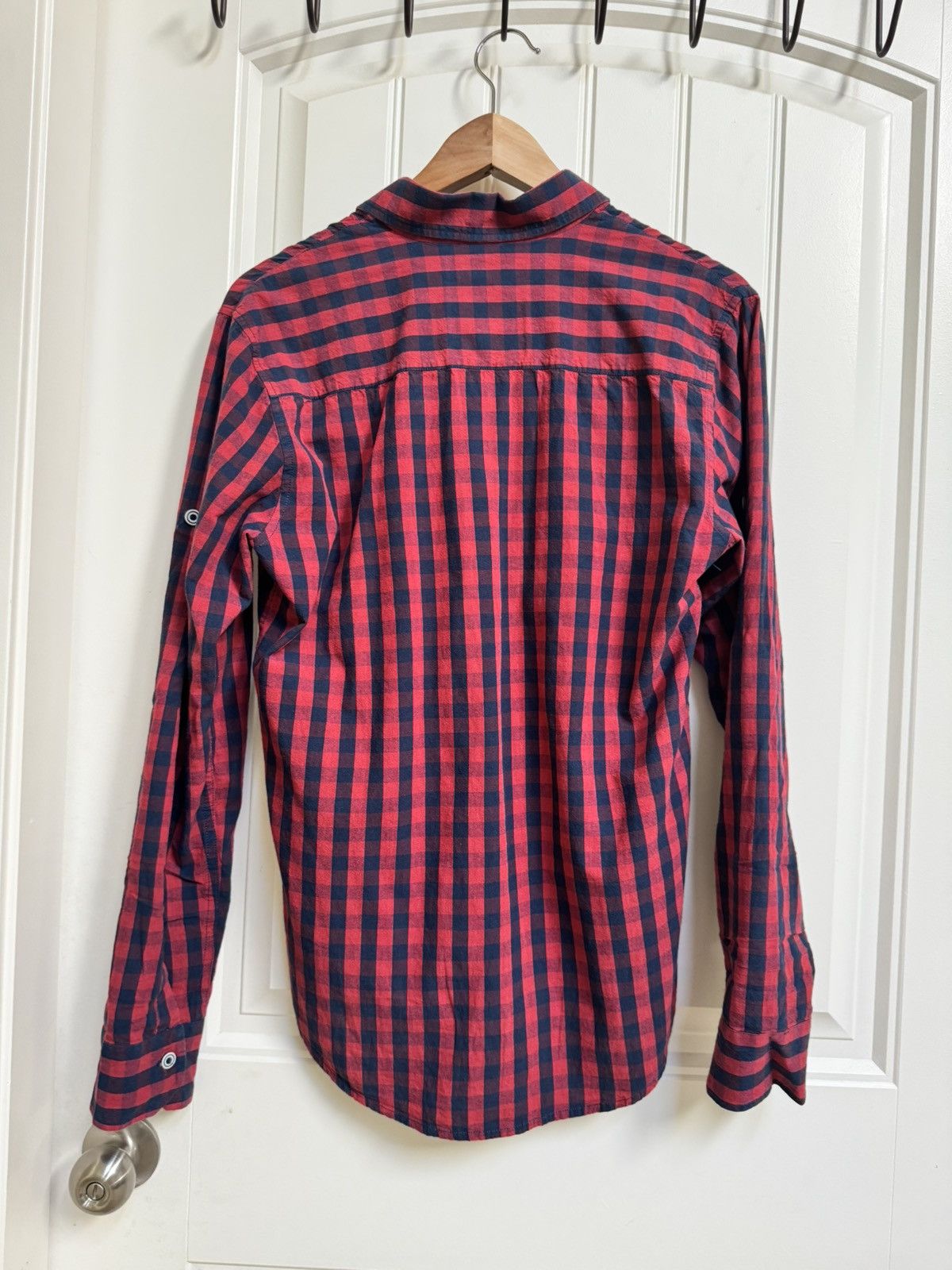 Moschino Moschino Red and Blue Gingham Button Up Shirt. Size M Size US M / EU 48-50 / 2 - 3 Thumbnail
