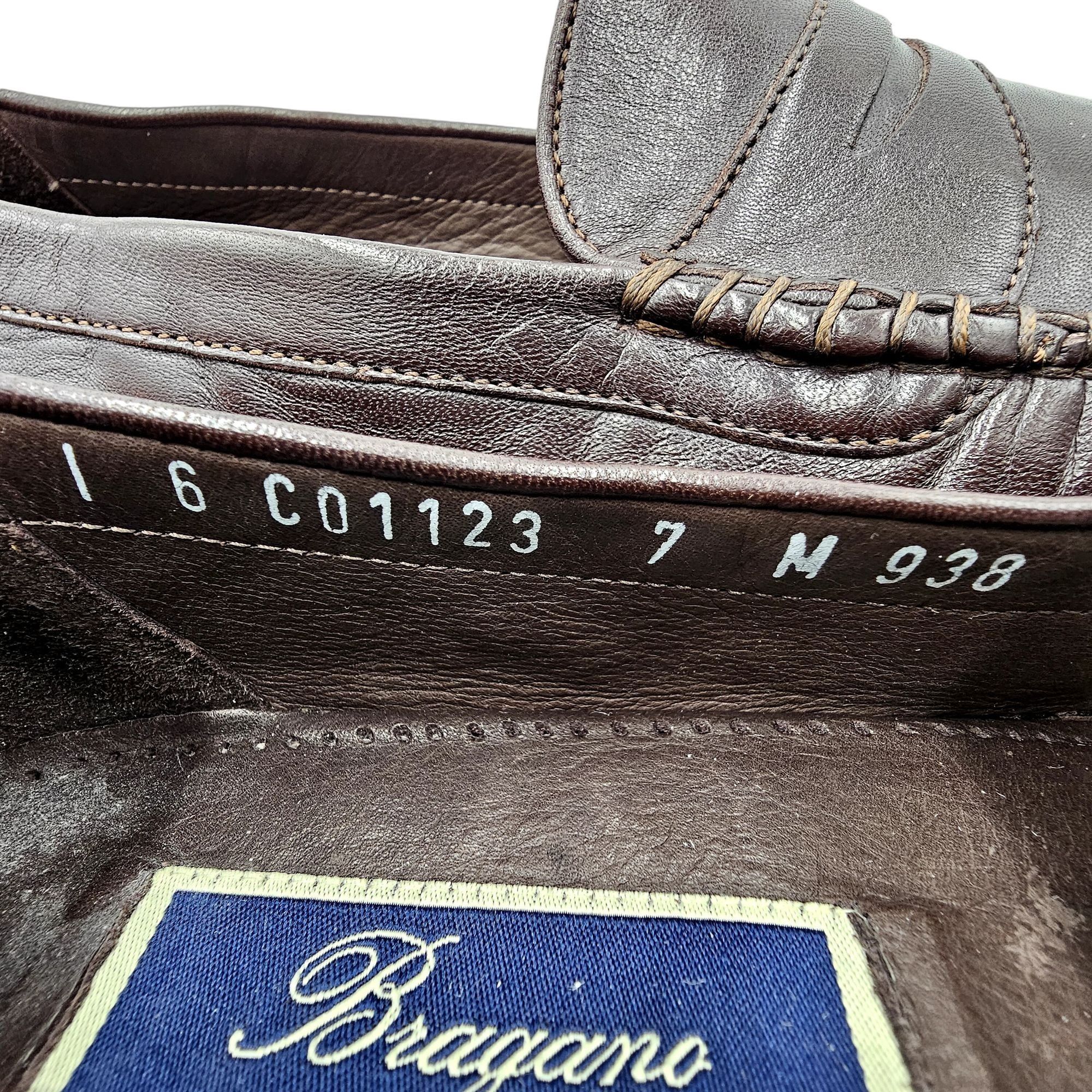 Bragano × Cole Haan Vintage Bragano Loafers Cole Haan Italy Mens 7 Brown Leather Size US 7 / EU 40 - 6 Thumbnail