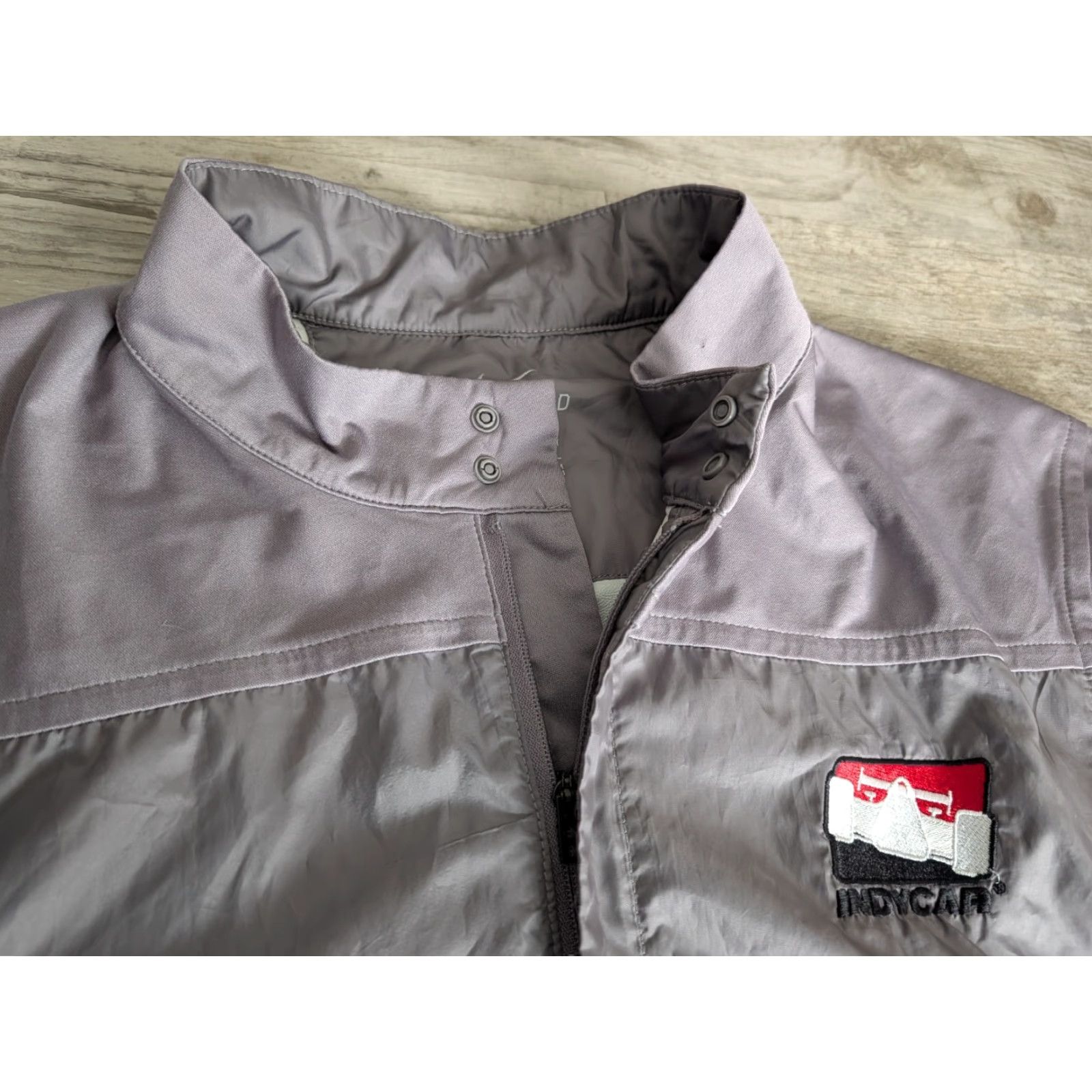 Nike Nike Jacket Mens Small Storm-FIT IndyCar Racing Gray Full Zip Windbreaker Size US S / EU 44-46 / 1 - 6 Thumbnail