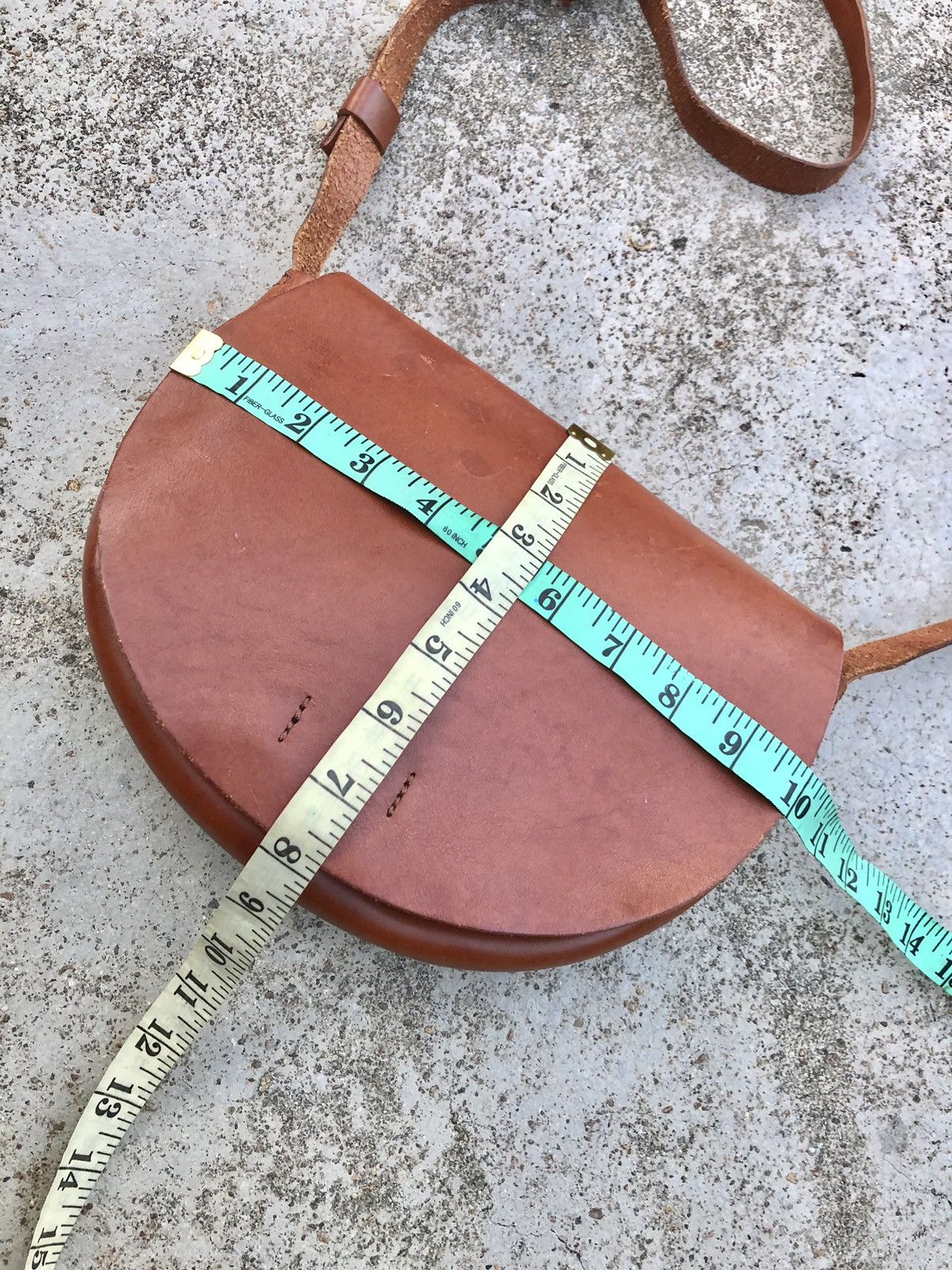 Genuine Leather STITCH LEATHER CROSSBODY BAG Size ONE SIZE - 10 Thumbnail