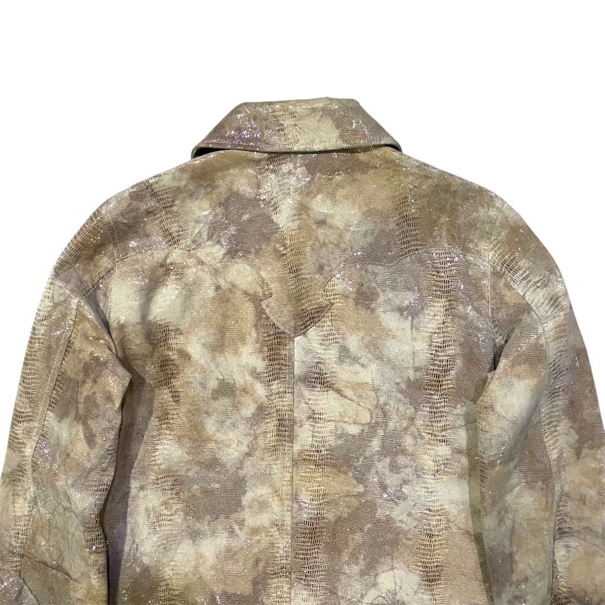 Tornado Mart ‼️LAST DROP‼️Tornado Mart Shiny Textured Zipper Leather Jacket Size US M / EU 48-50 / 2 - 11 Thumbnail