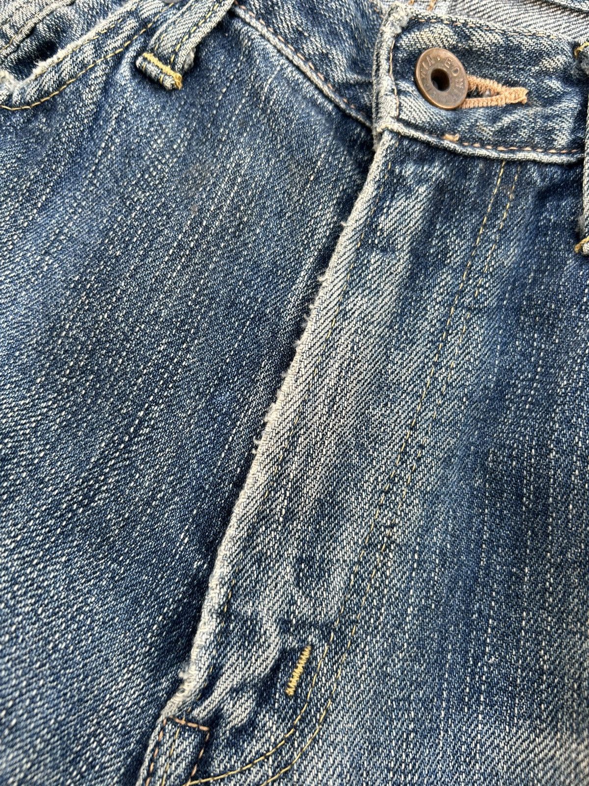 Kapital Vintage Edwin 505Z Selvedge Rusty Repair Alter Denim Jeans Size US 29 - 2 Thumbnail