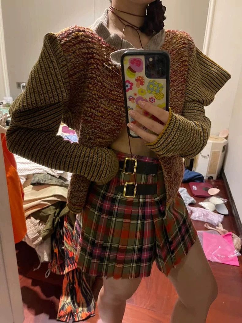 vivienne westwood Alien shoulder knit sweater