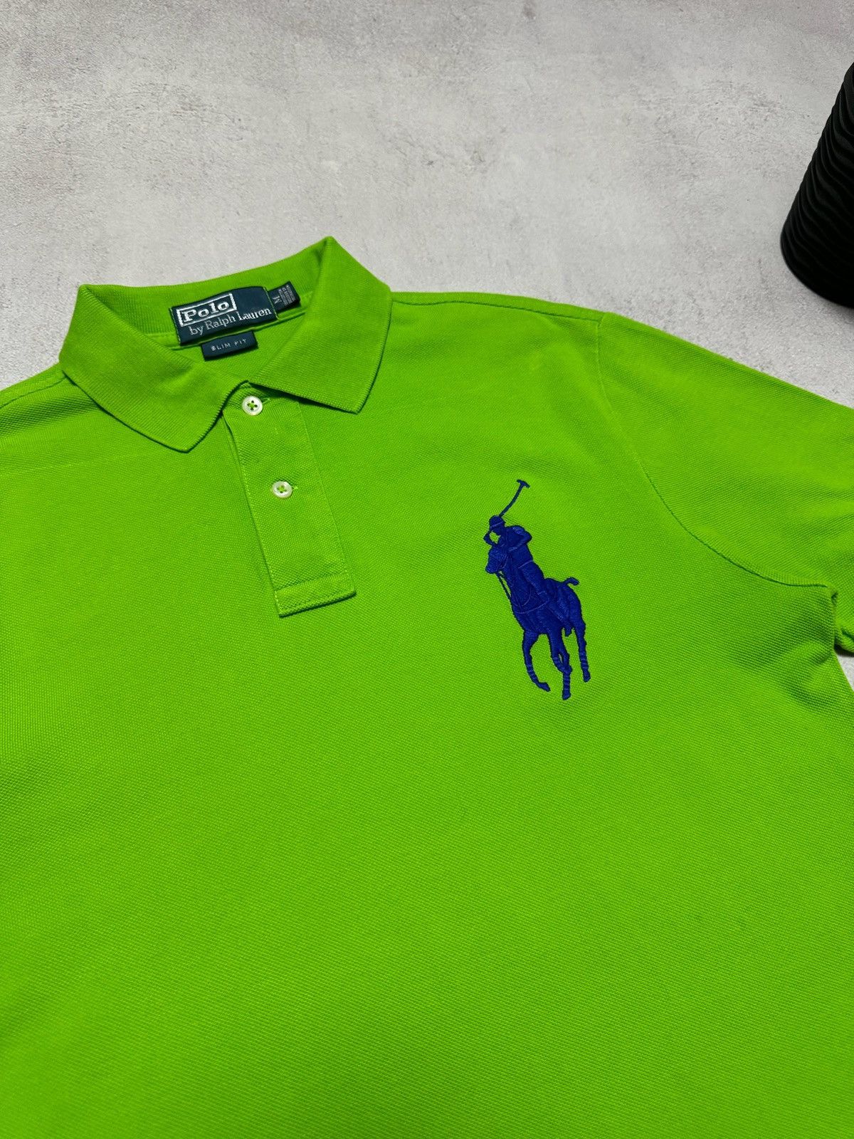 Vintage Vintage Polo Ralph Lauren Polo T Shirt Big Pony #3 Toxic 90s Size US M / EU 48-50 / 2 - 5 Thumbnail