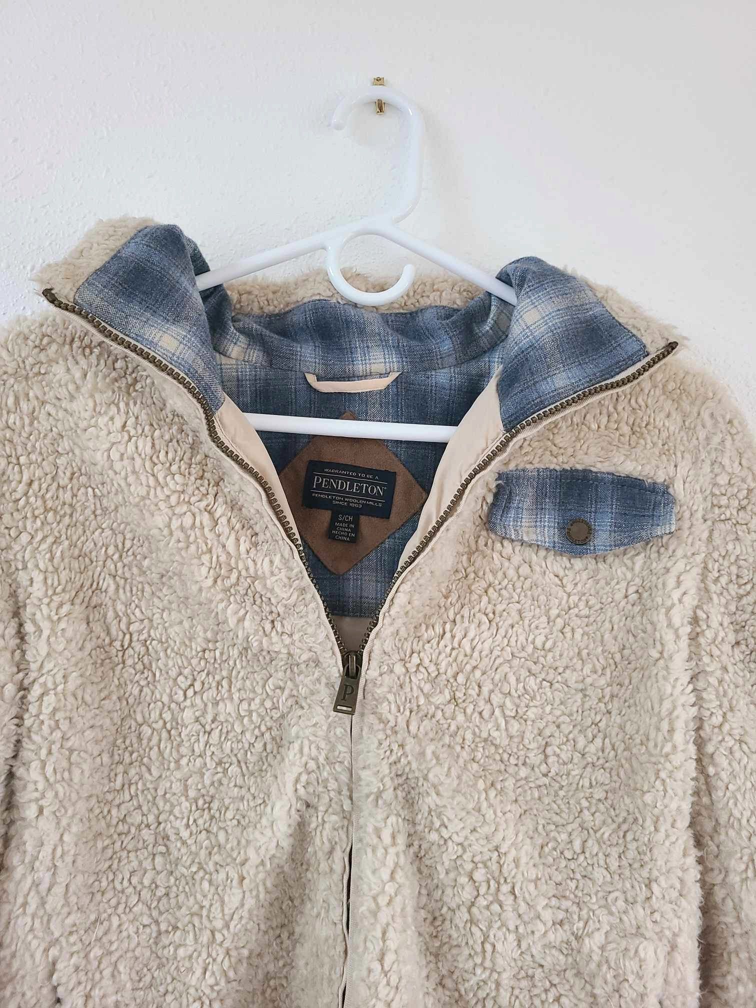 Pendleton Pendleton Sherpa Fleece Shirt Jacket Plaid Teddy Pockets S Size S / US 4 / IT 40 - 2 Thumbnail