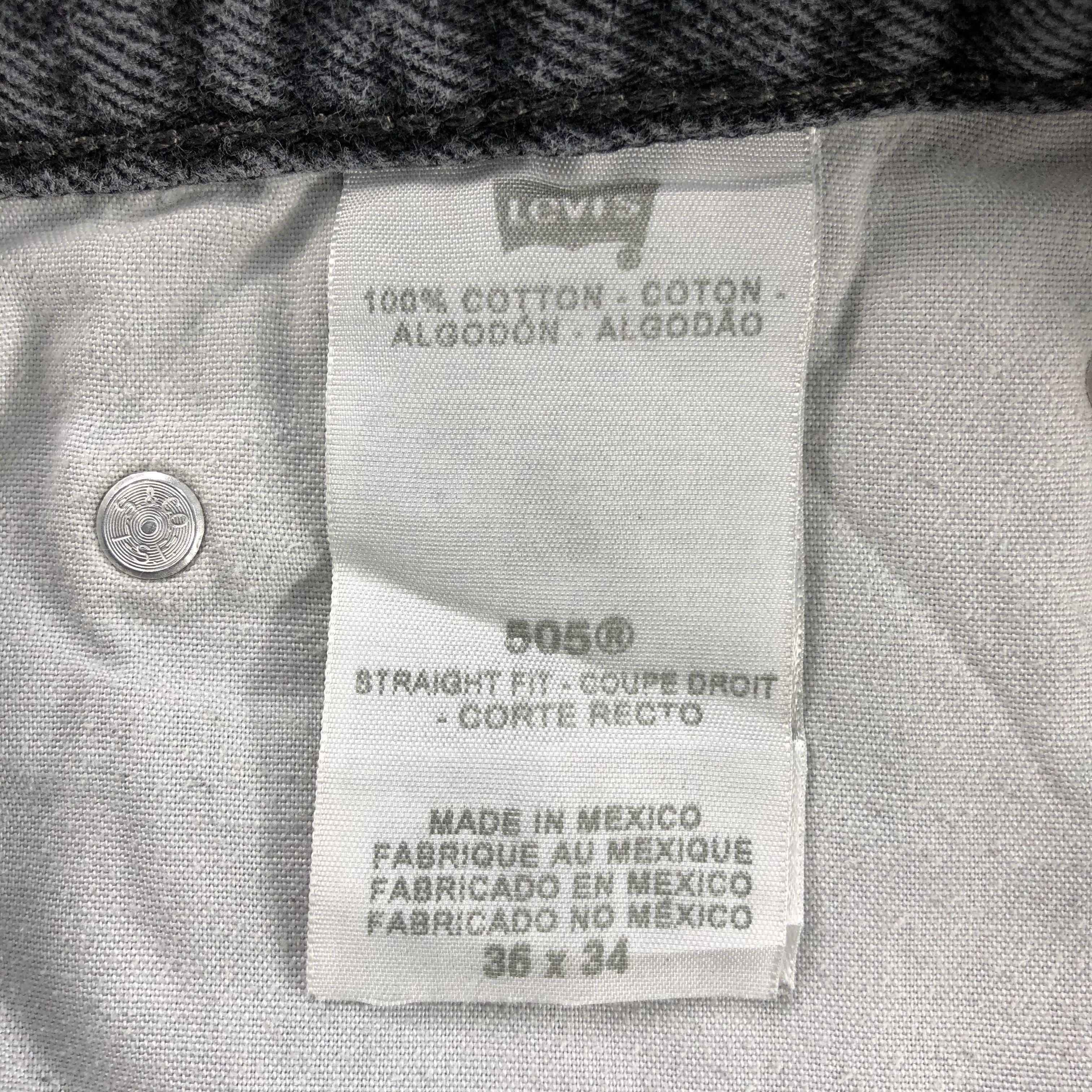 Levi's Vintage Levis 505 Earth Tone Jeans-J2137 Size US 36 / EU 52 - 10 Thumbnail