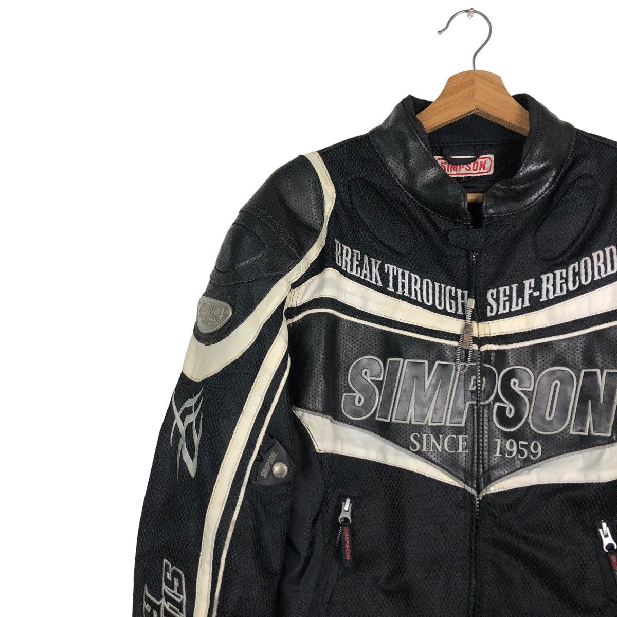 Japanese Brand 🔥VINTAGE SIMPSON RACING NORTH CAROLINA USA SINCE 1959 Size US L / EU 52-54 / 3 - 7 Thumbnail