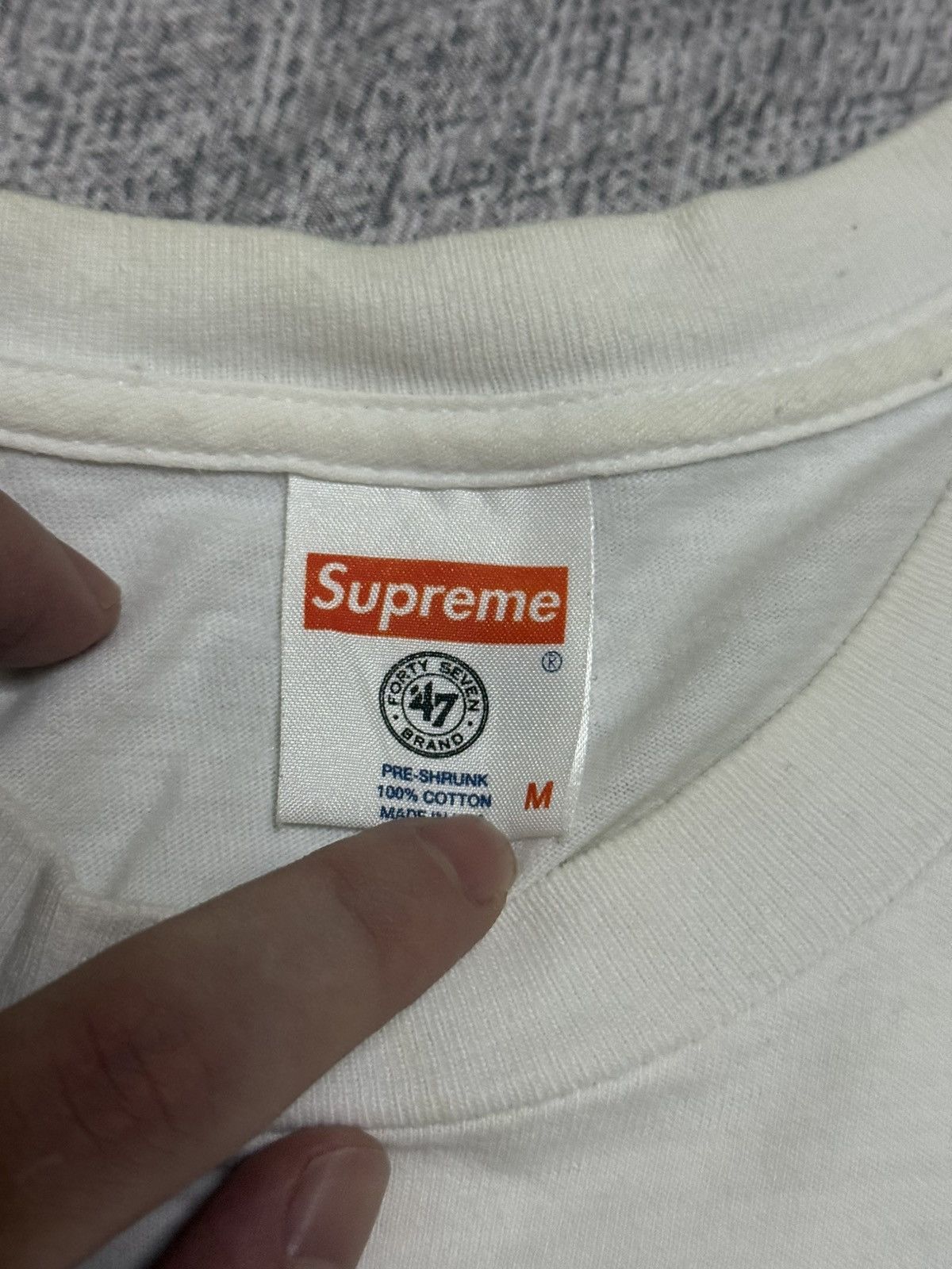 New York Yankees × Supreme Supreme yankees box logo tee white Size US M / EU 48-50 / 2 - 4 Thumbnail