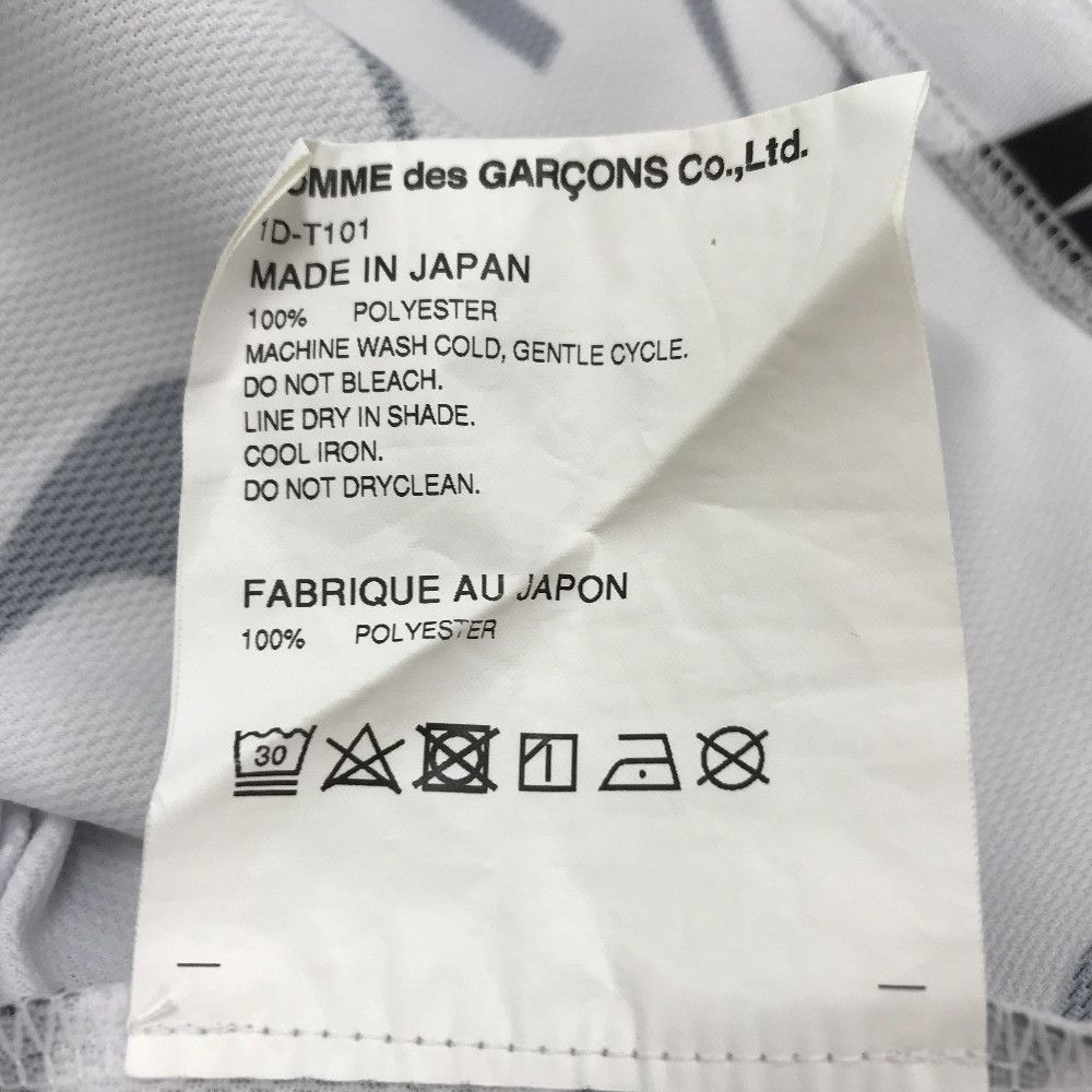 Comme des Garcons Short Sleeve Polyester Over All Logo Pattern White Size US XL / EU 56 / 4 - 8 Thumbnail